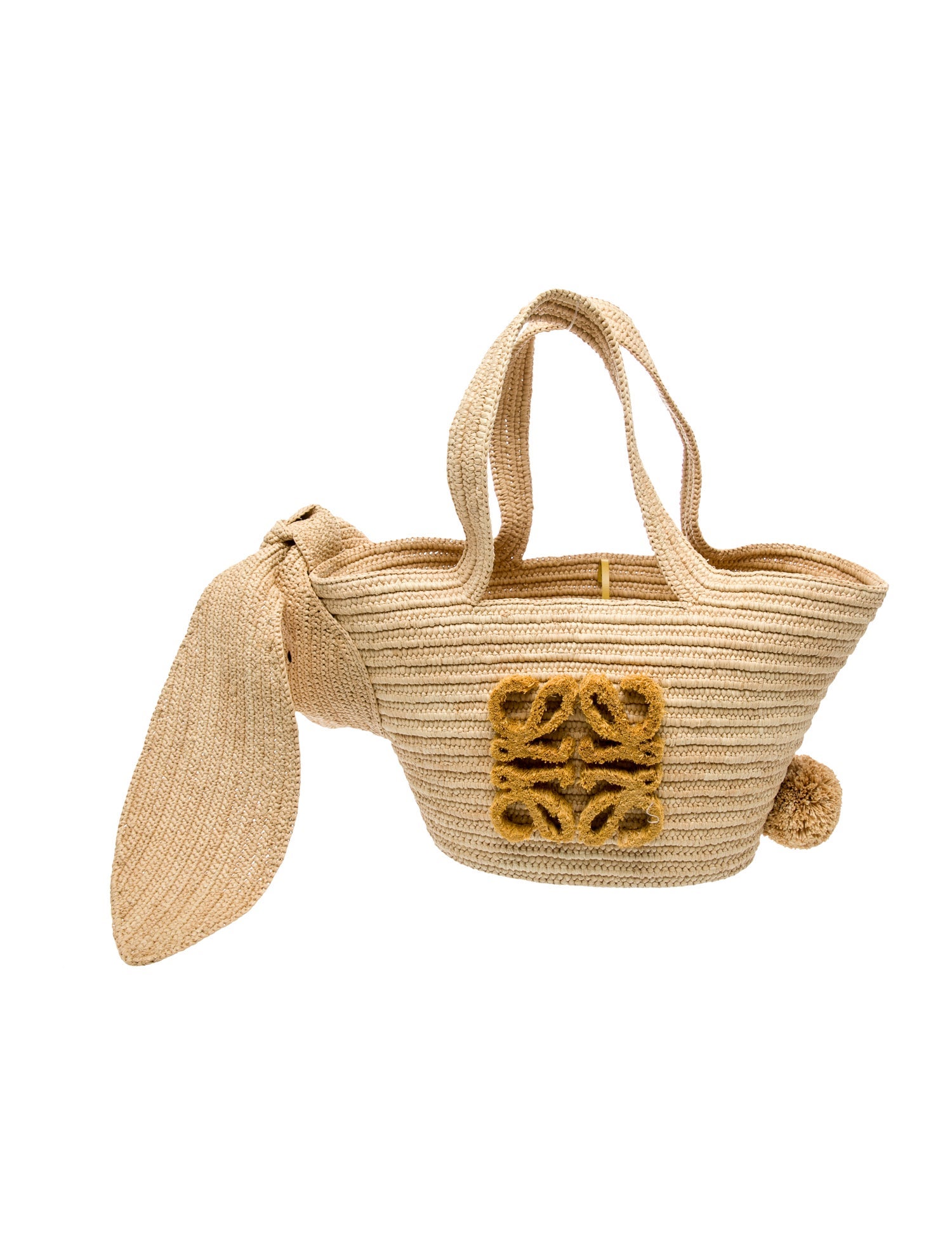 Loewe Raffia Bunny Basket