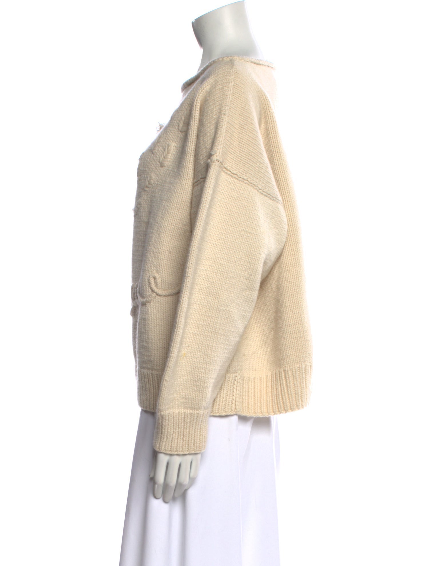 Loewe Cashmere Bateau Neckline Sweater