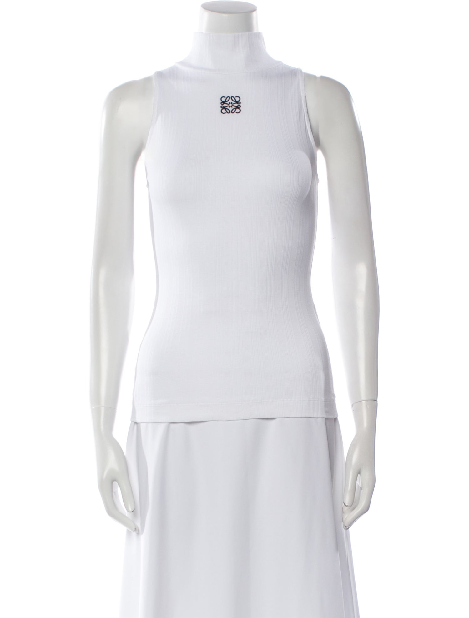 Loewe Mock Neck Sleeveless Top