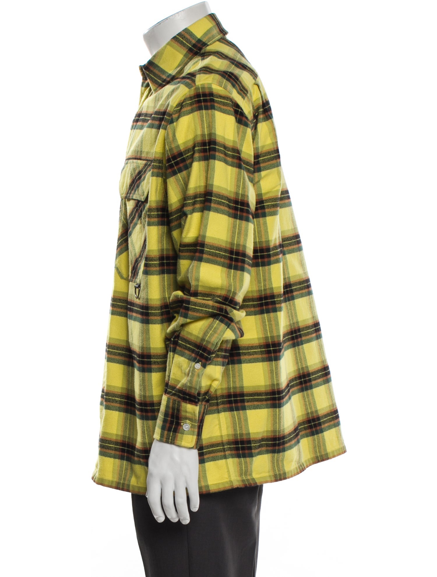 Loewe Plaid Print Long Sleeve Shirt