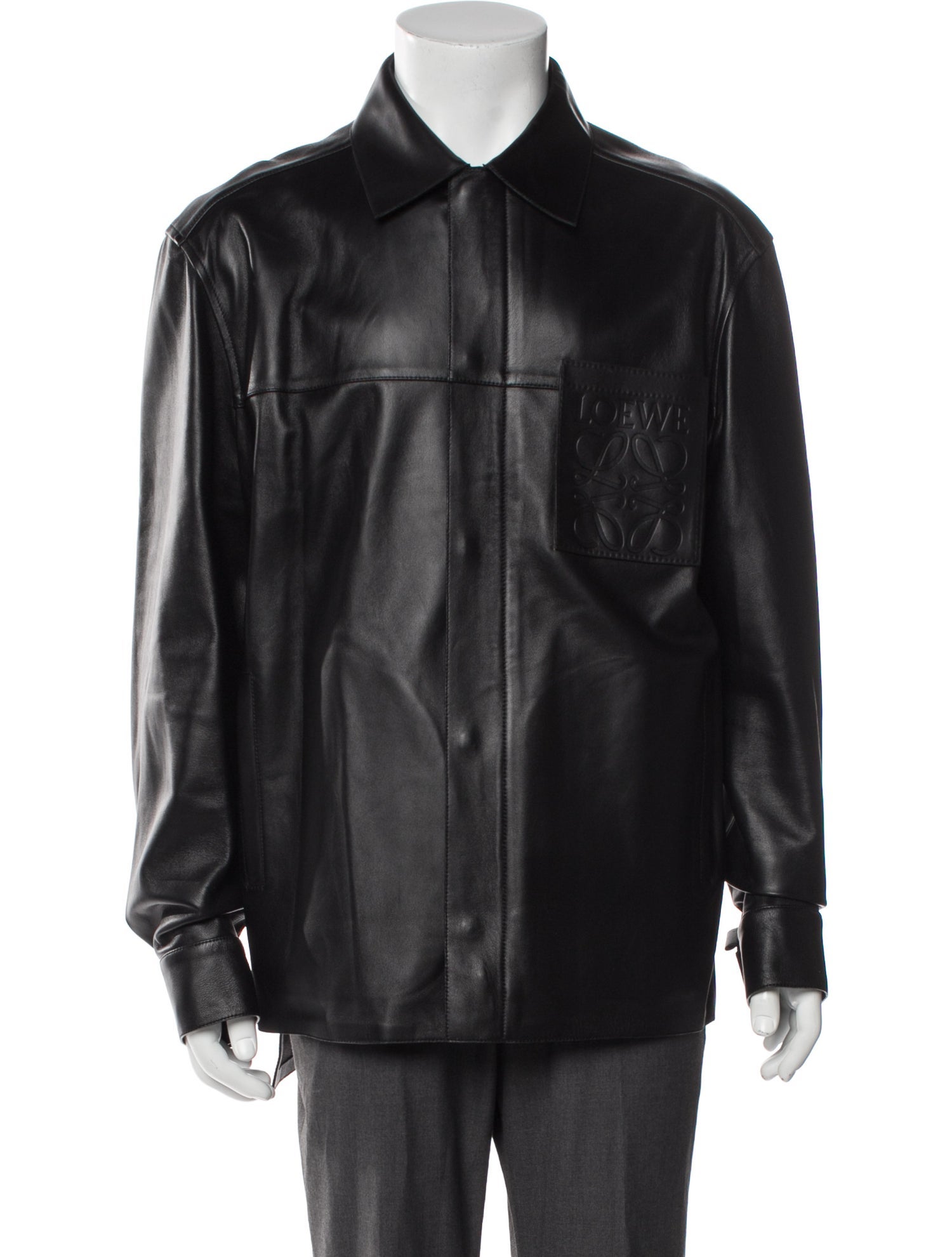 Loewe Anagram Lambskin Moto Jacket