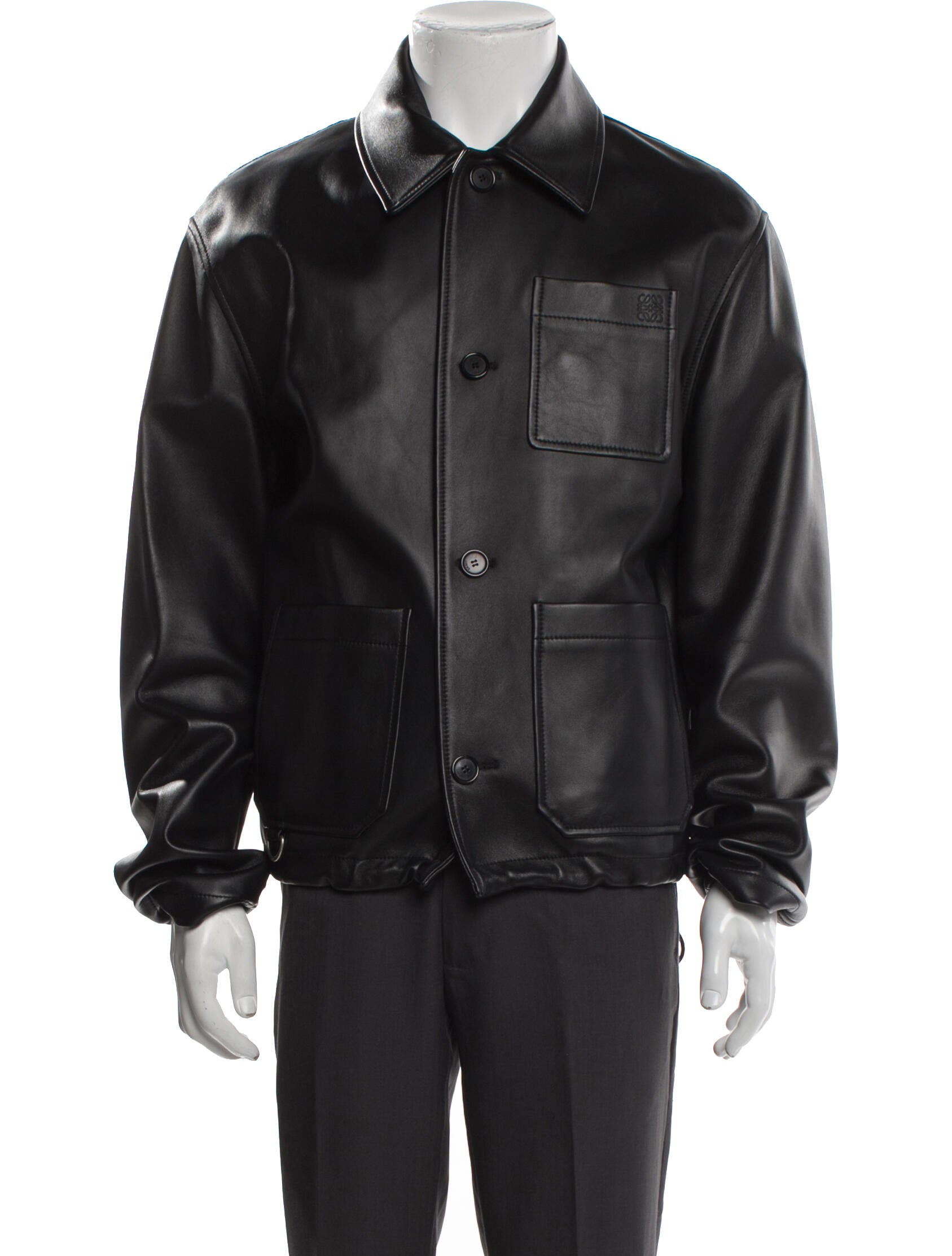 Loewe Lamb Leather Utility Jacket