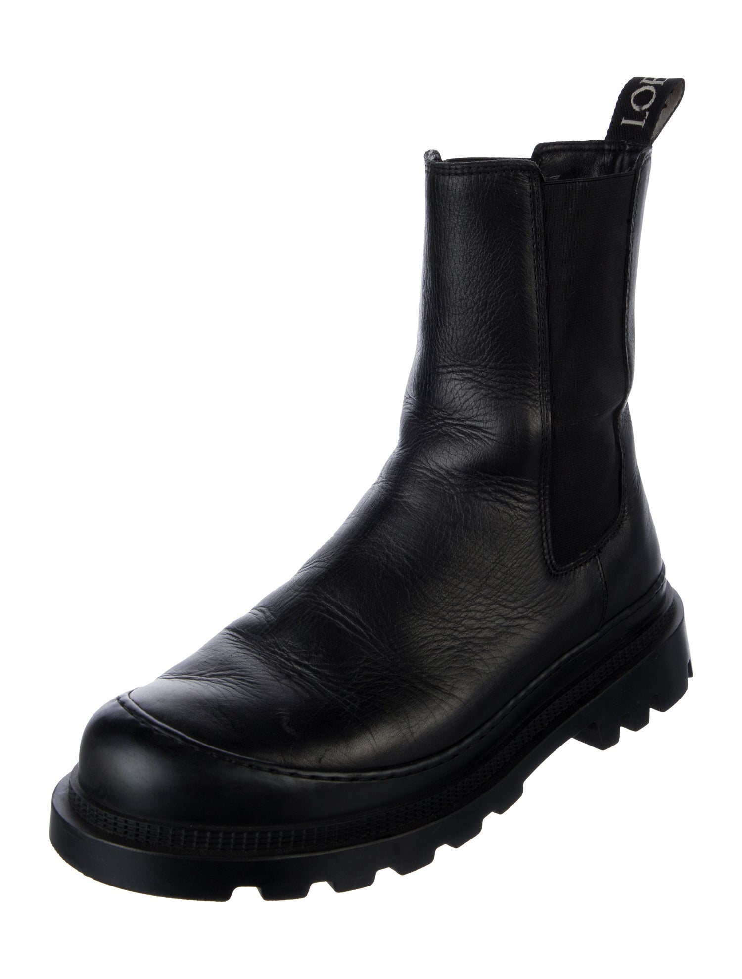 Loewe Leather Chelsea Boots