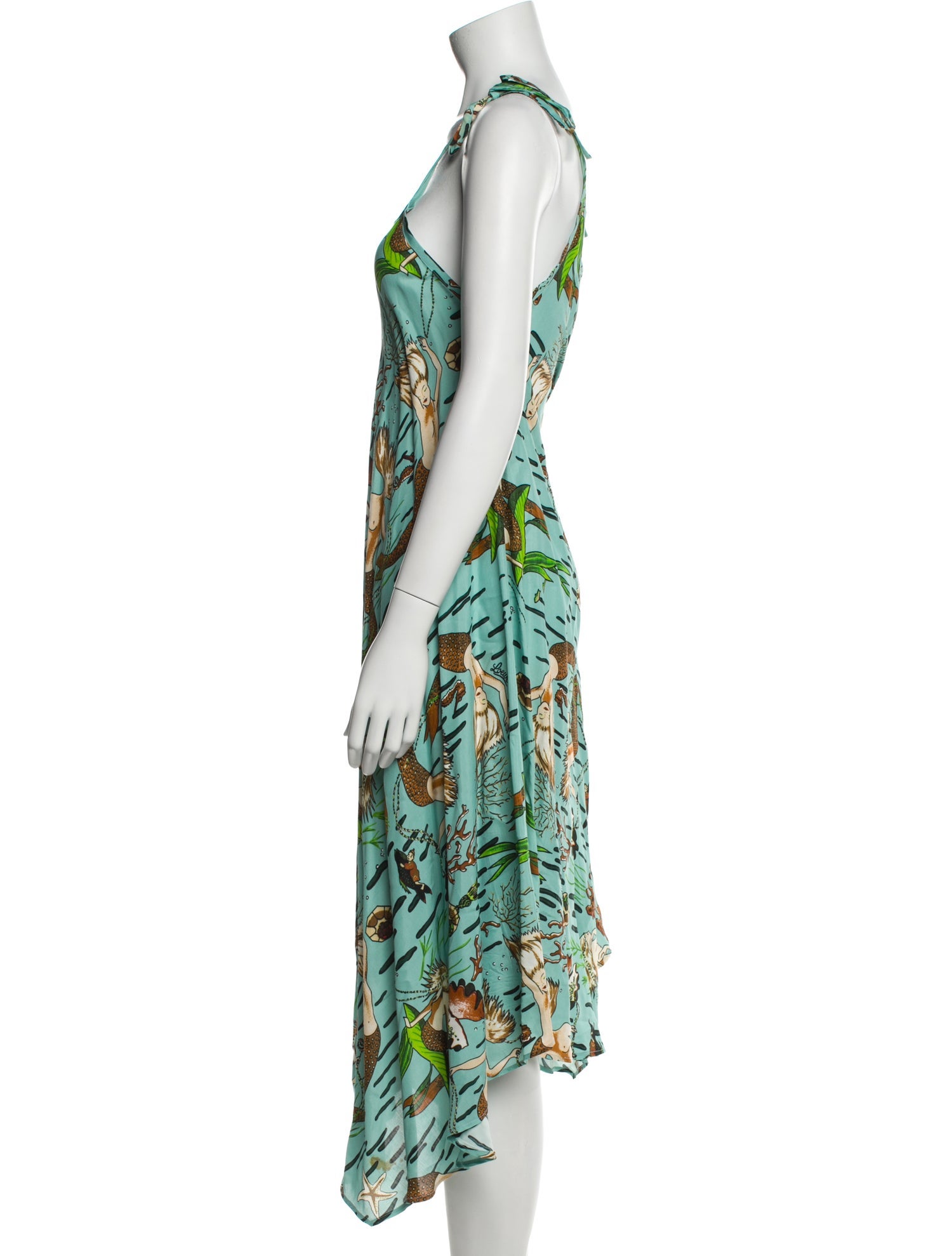 Loewe Paula's Ibiza Printed Midi Length Dress