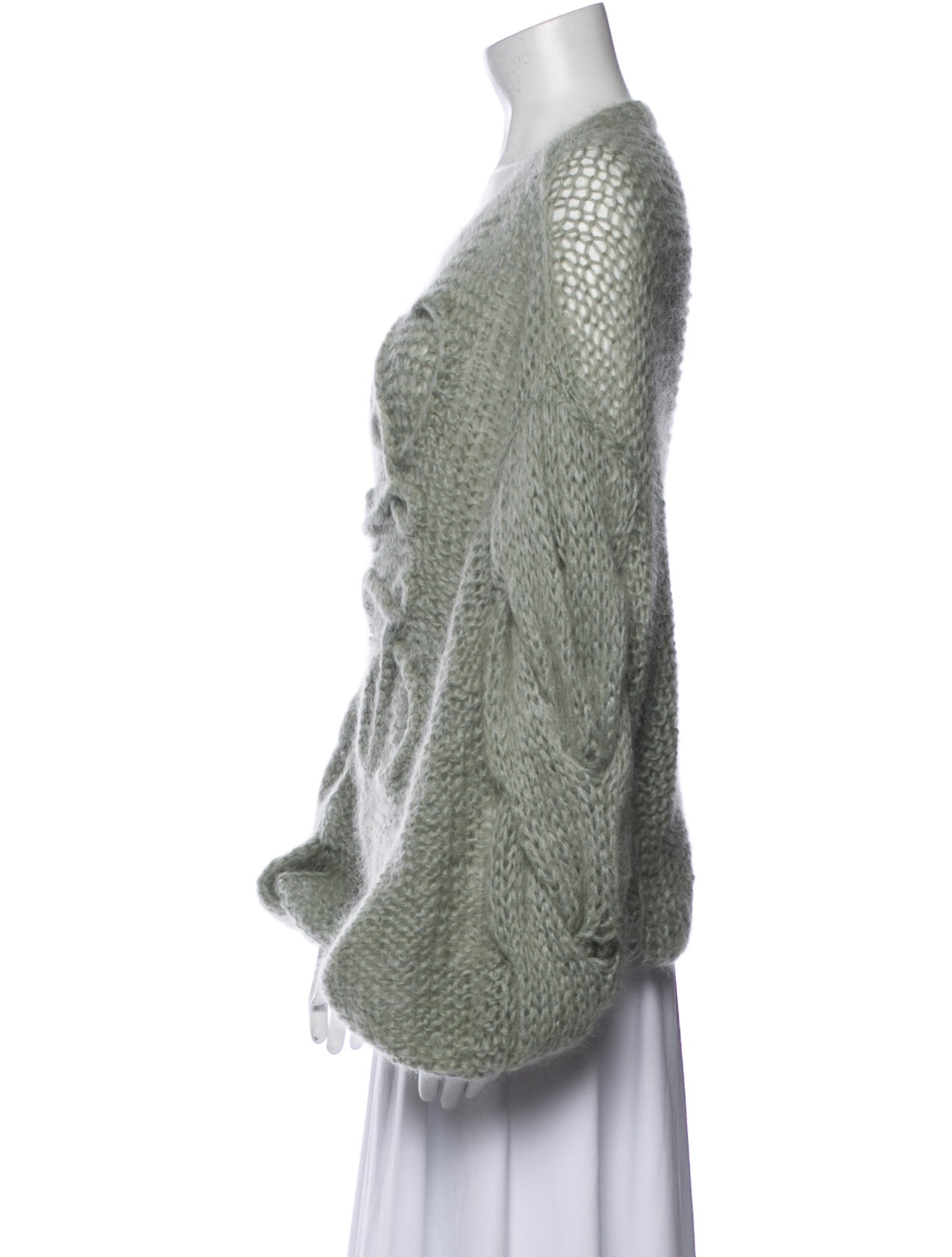 Loewe Mohair Scoop Neck Sweater