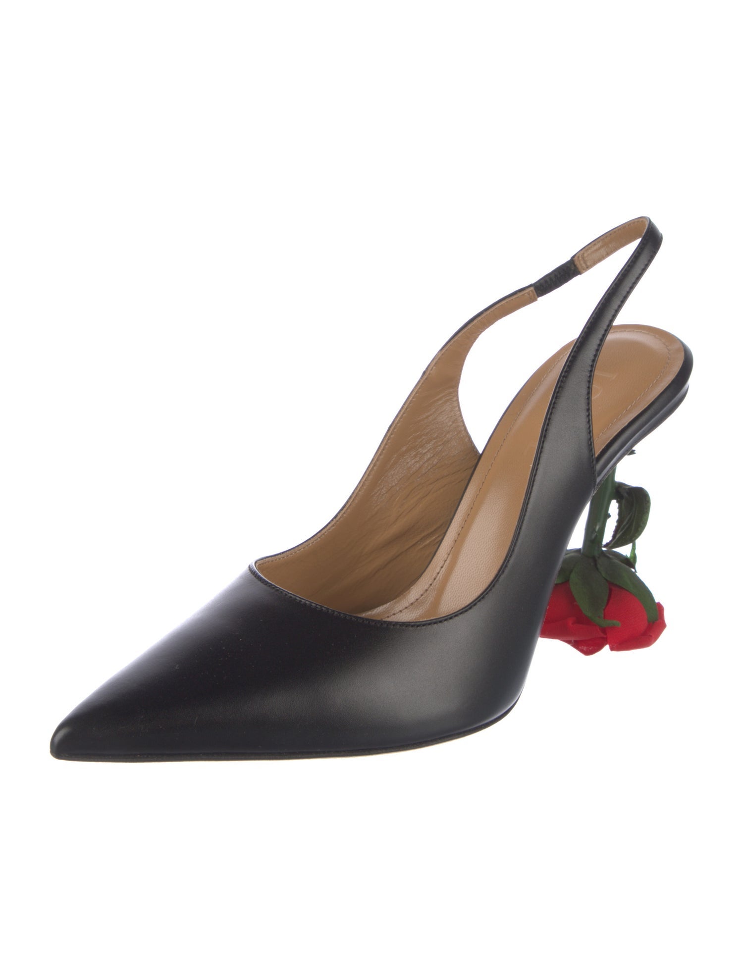 Loewe Leather Slingback Pumps
