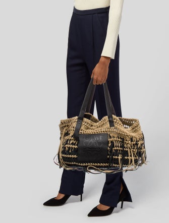 Loewe Leather Top Handle Bag