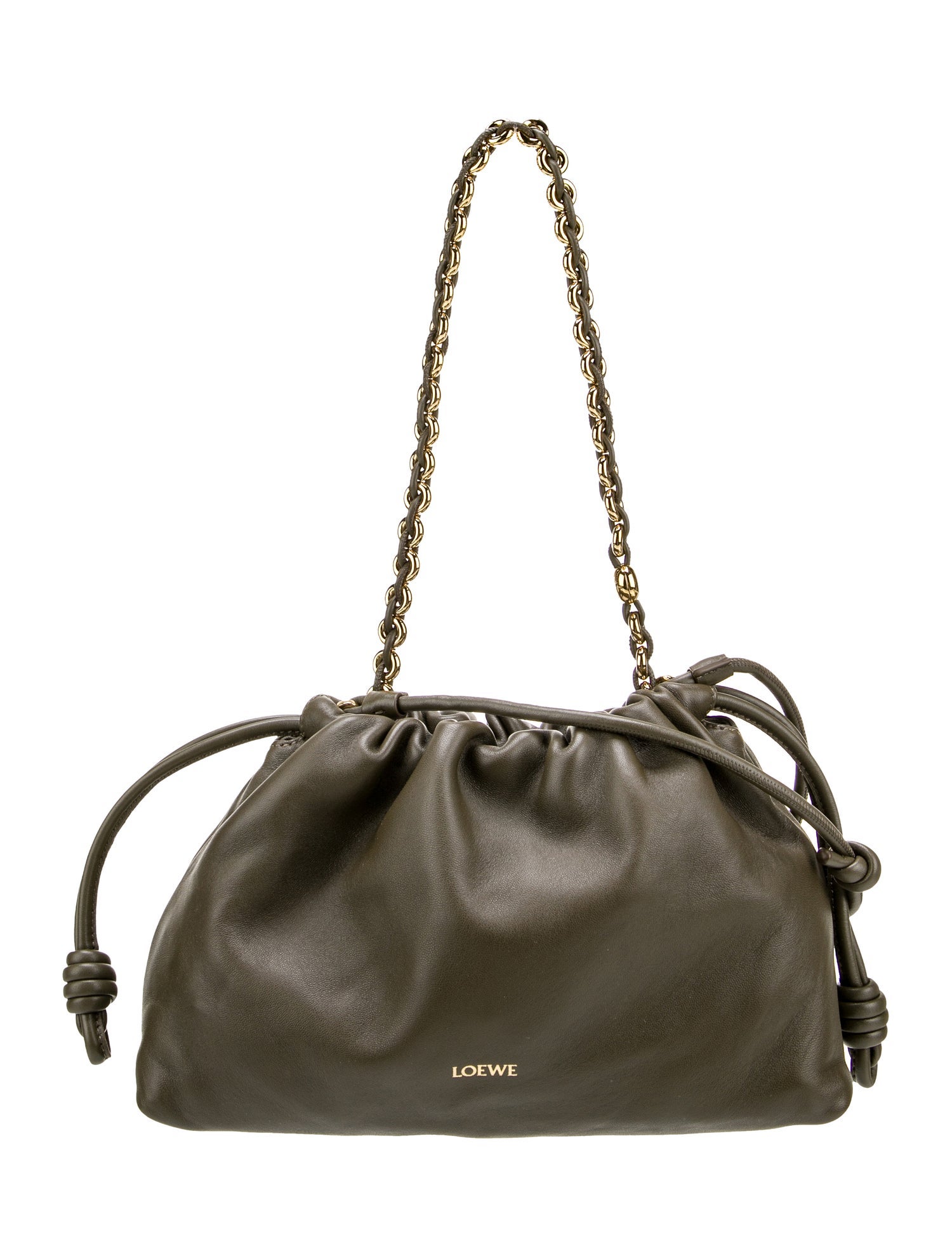 Loewe Leather Flamenco Purse Medium 2025