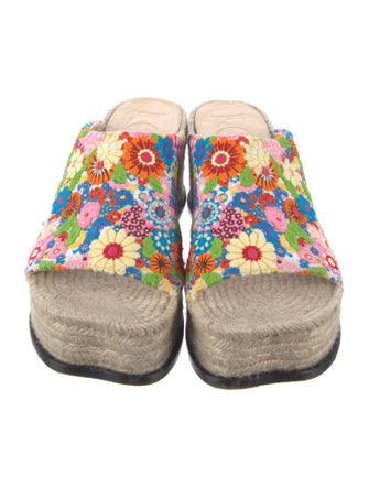 Loewe Jute Printed Espadrilles