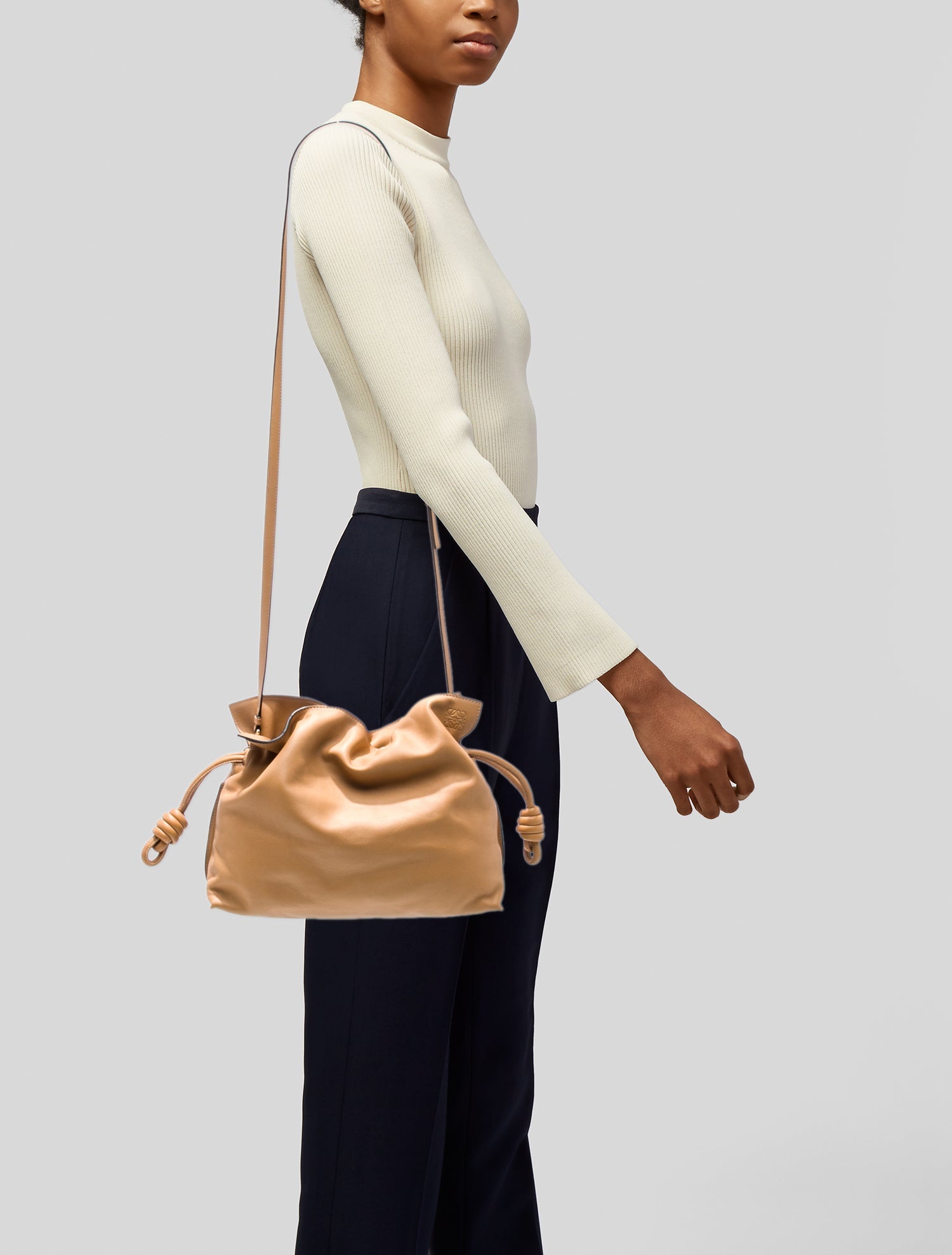 Loewe Peach Pouch - Pink Mini Bags, Handbags - LOW50985 | The RealReal