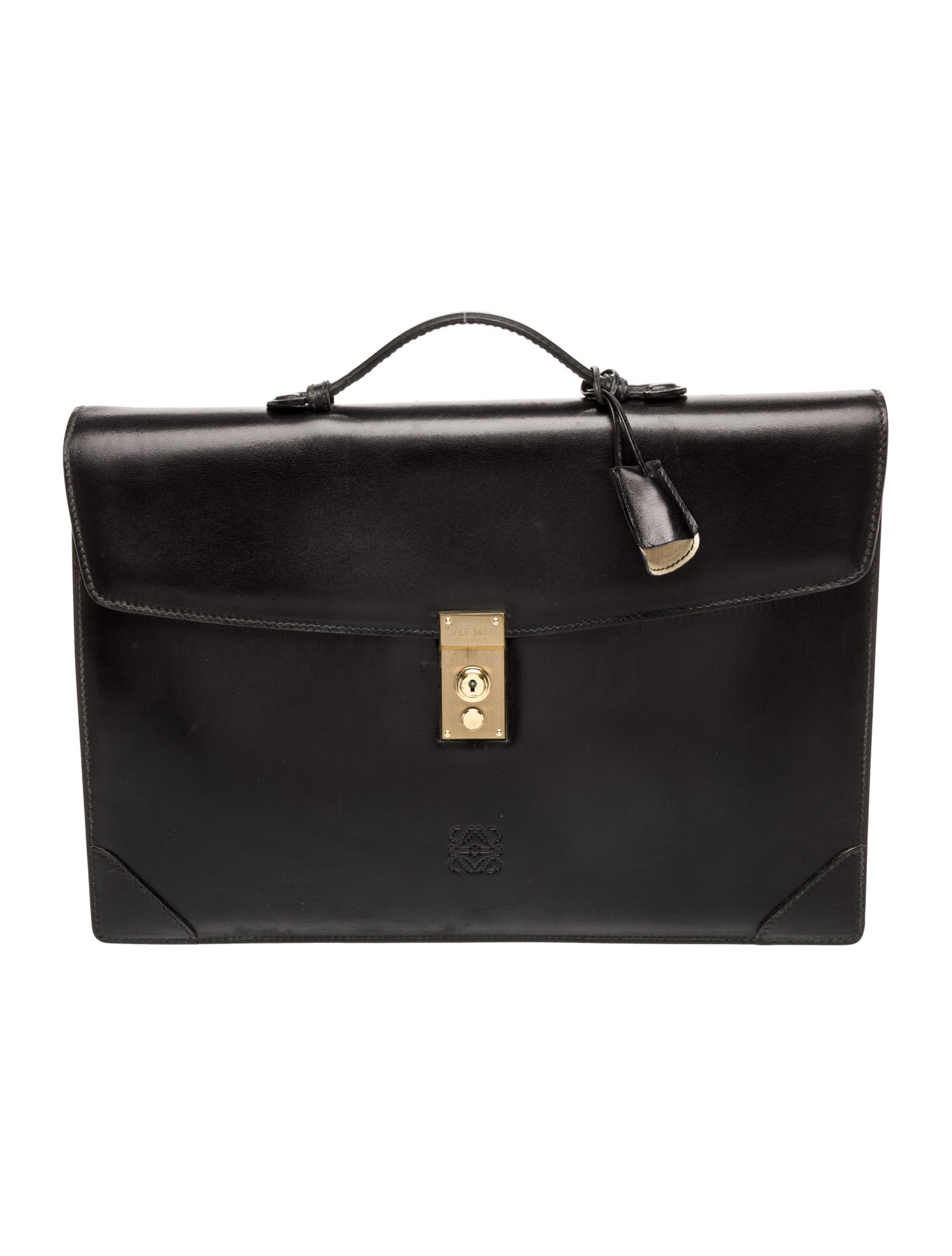 Loewe Leather Briefcase Vintage