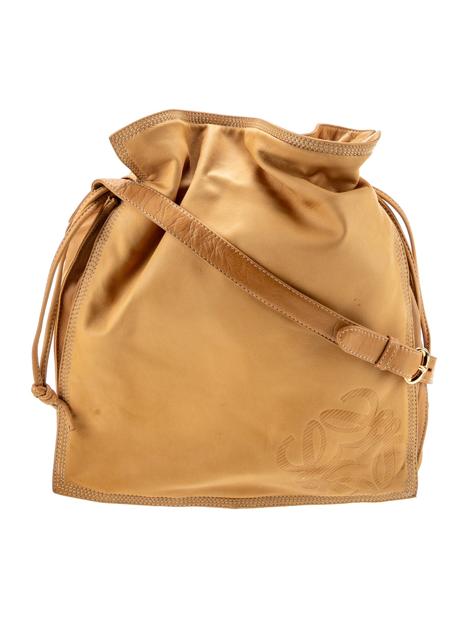 Loewe Leather Bucket Bag Vintage