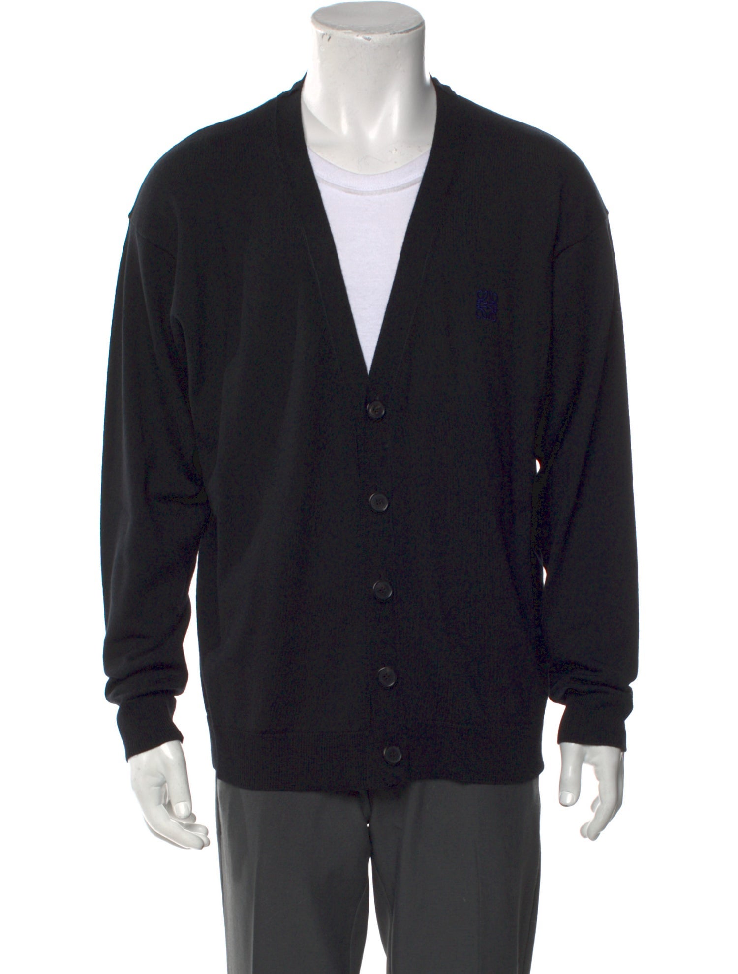 Loewe Wool V-Neck Cardigan w/ Tags