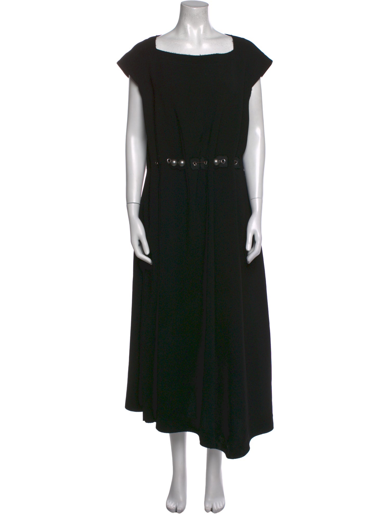 Loewe Square Neckline Long Dress
