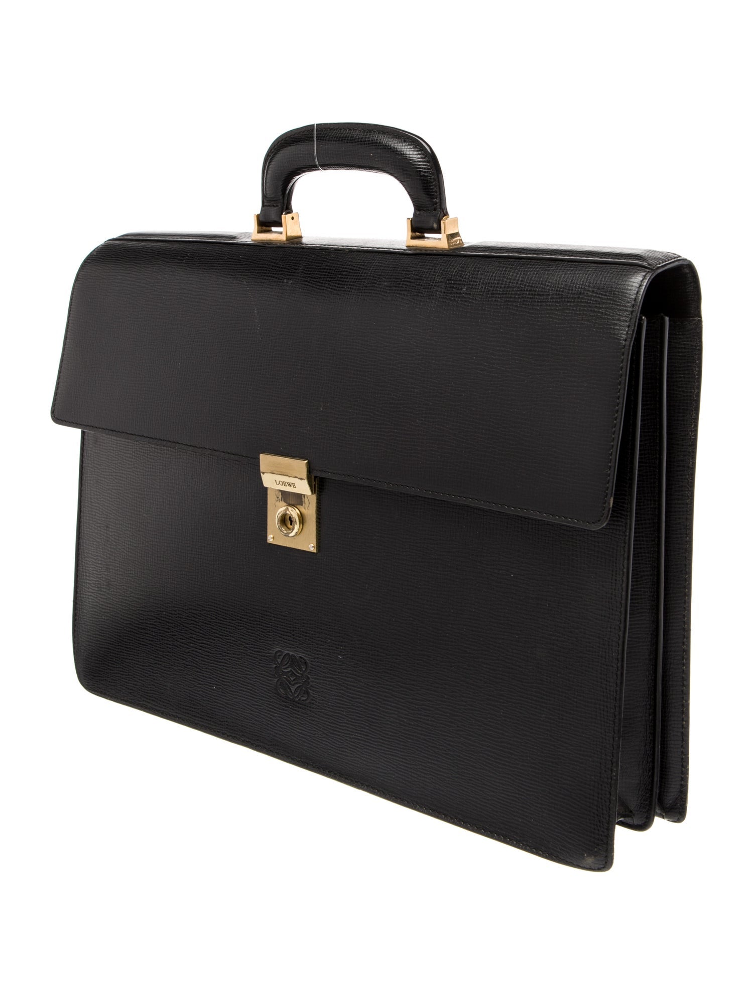 Loewe Leather Briefcase Vintage