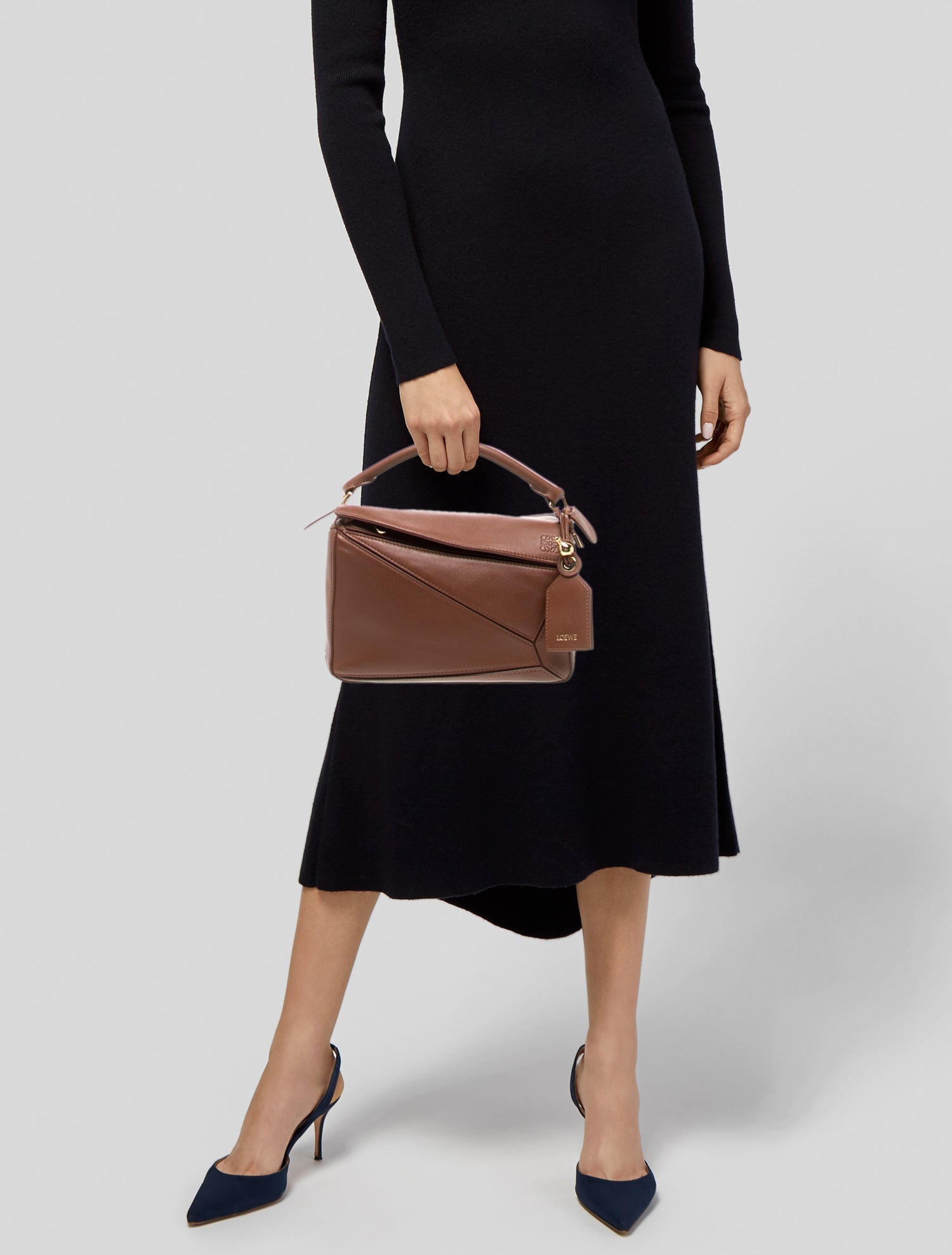 Loewe Leather Featherlight Puzzle Small 2024