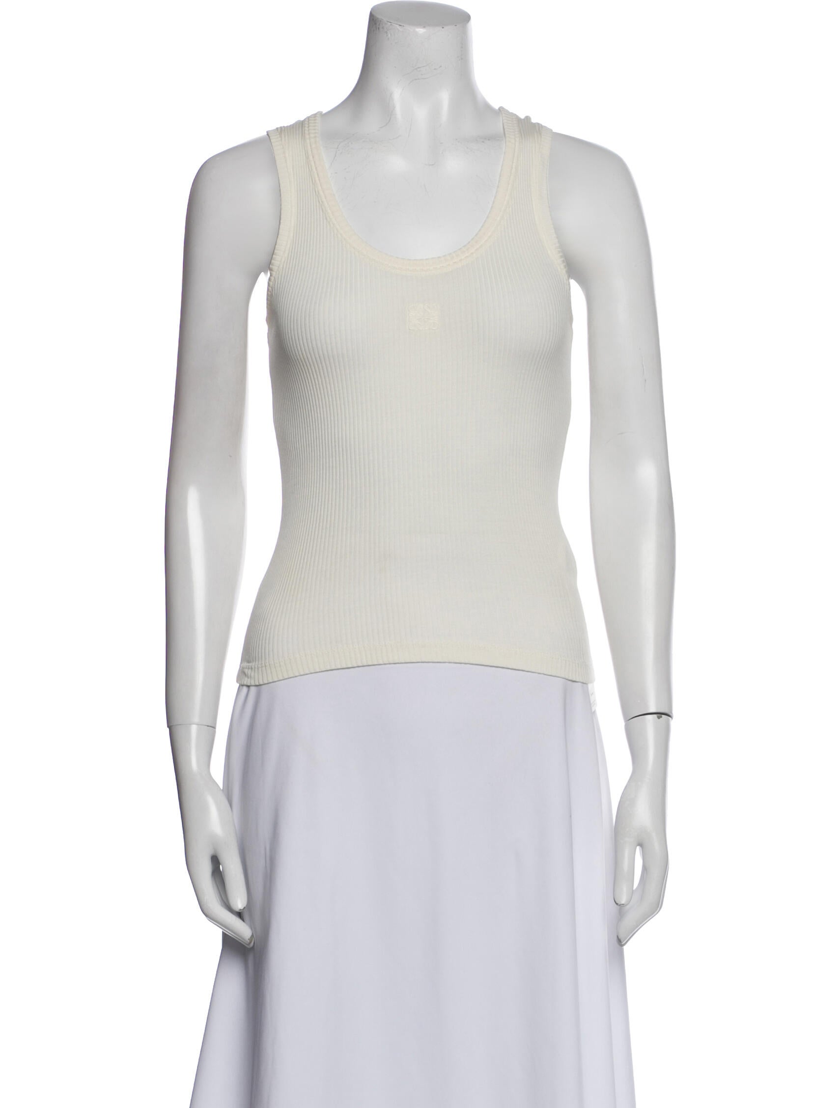 Loewe Silk Scoop Neck Top