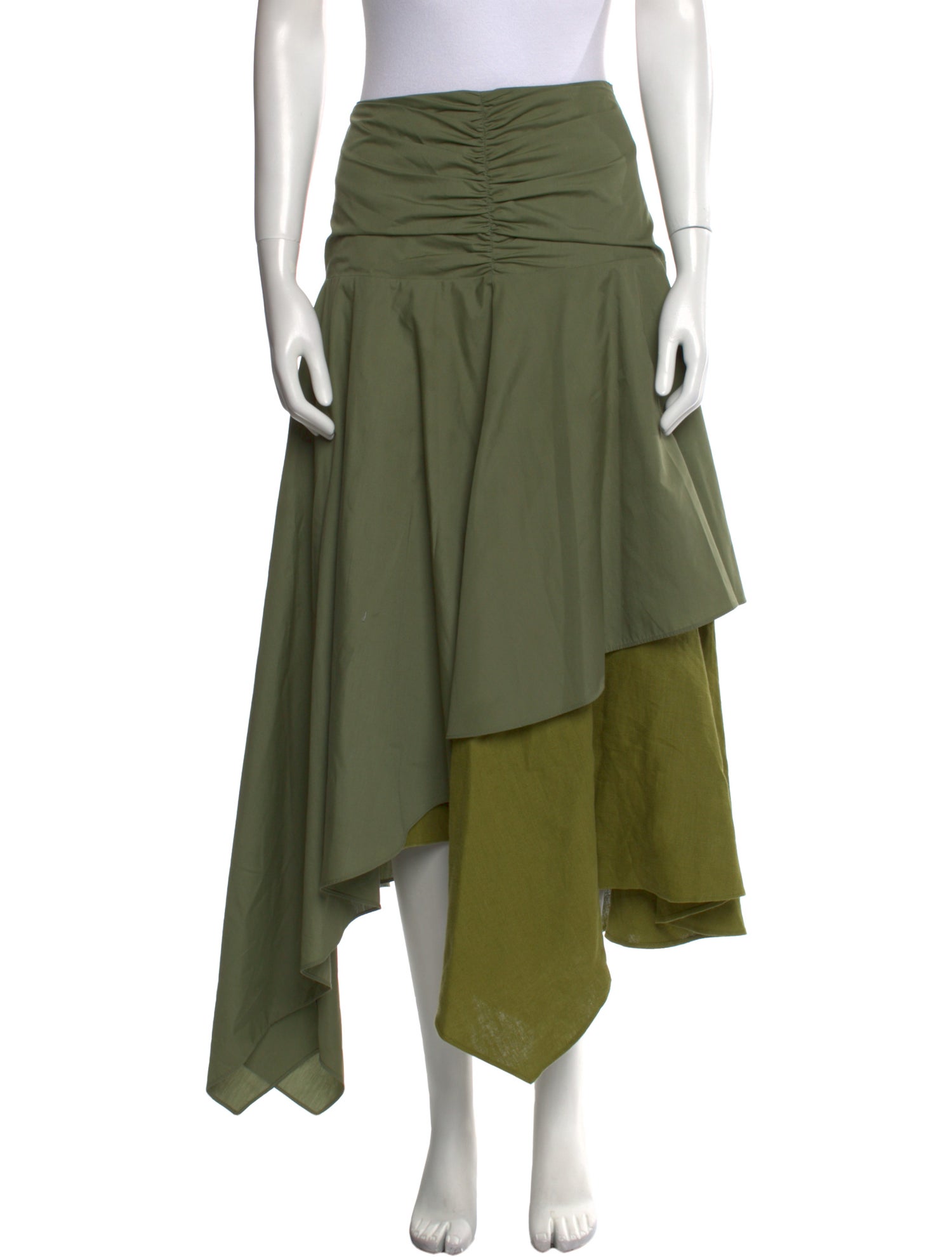 Loewe Pleated Accents Long Skirt