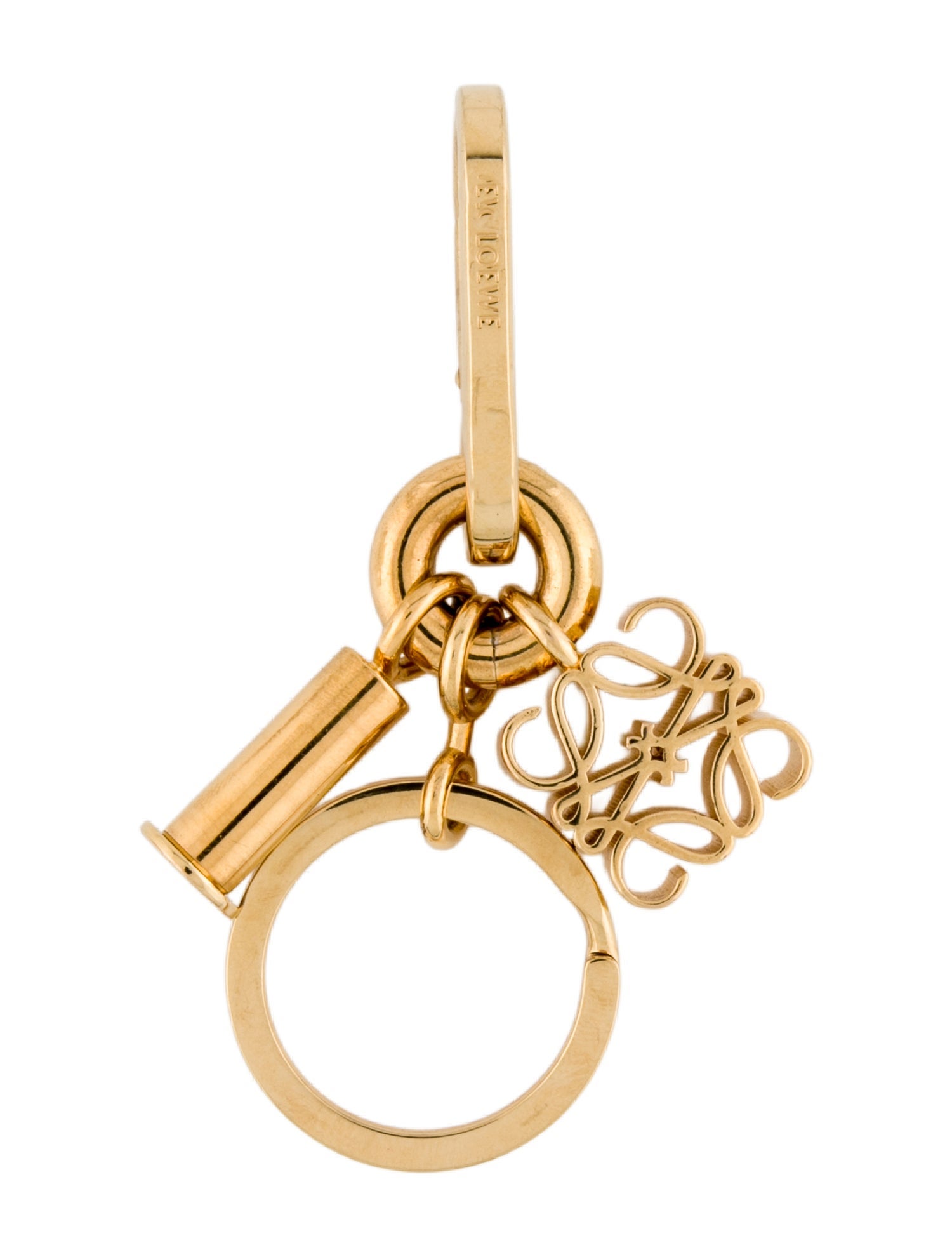 Loewe Loewe Gold Logo Keychain