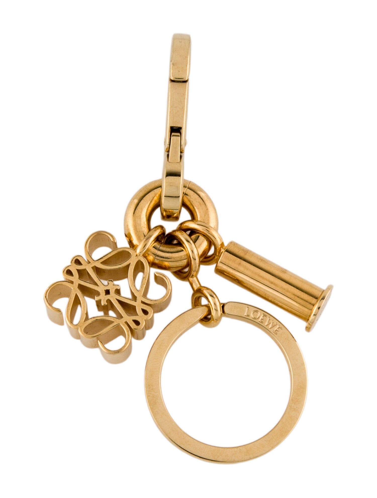 Loewe Loewe Gold Logo Keychain