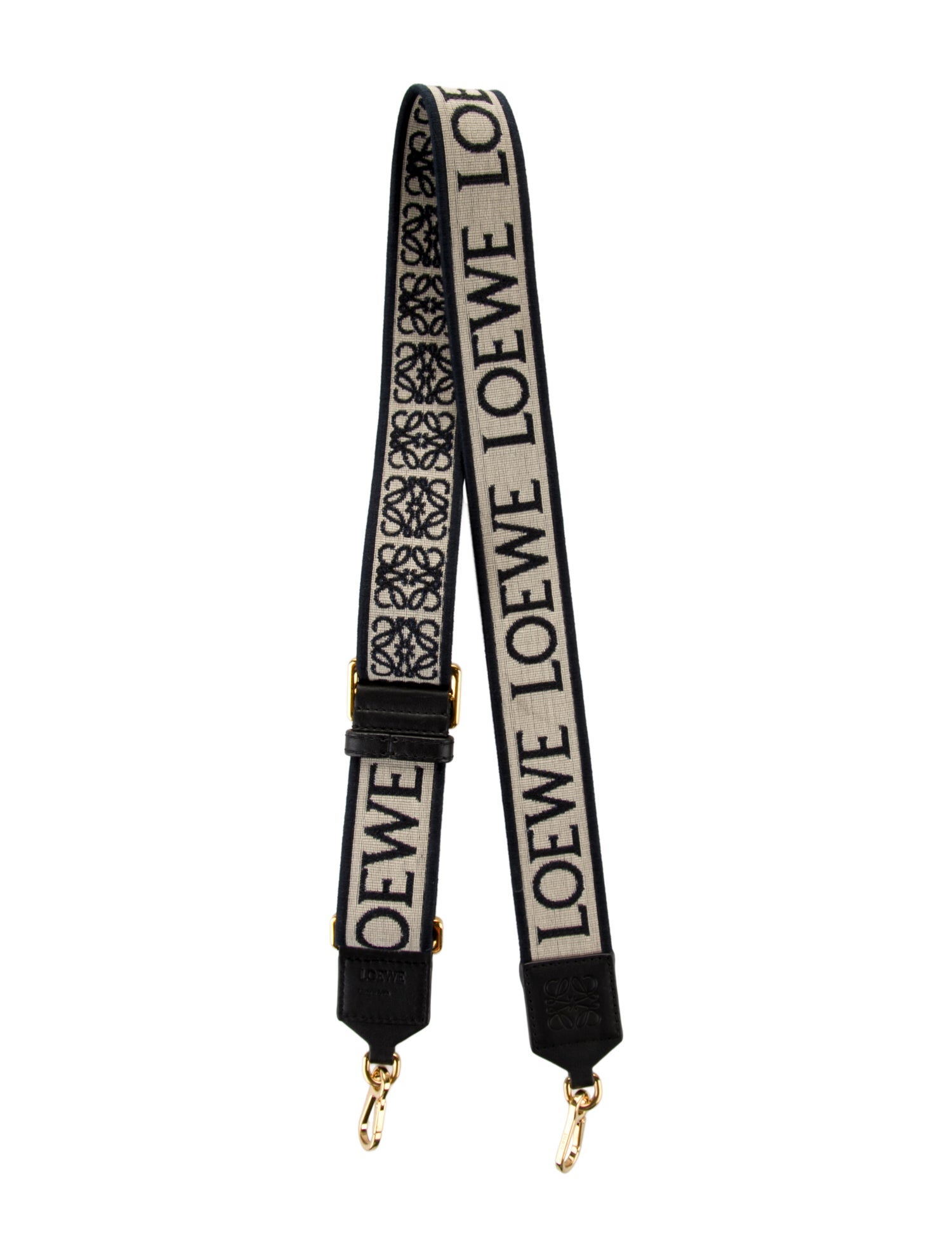 Loewe Logo Jacquard Bag Strap