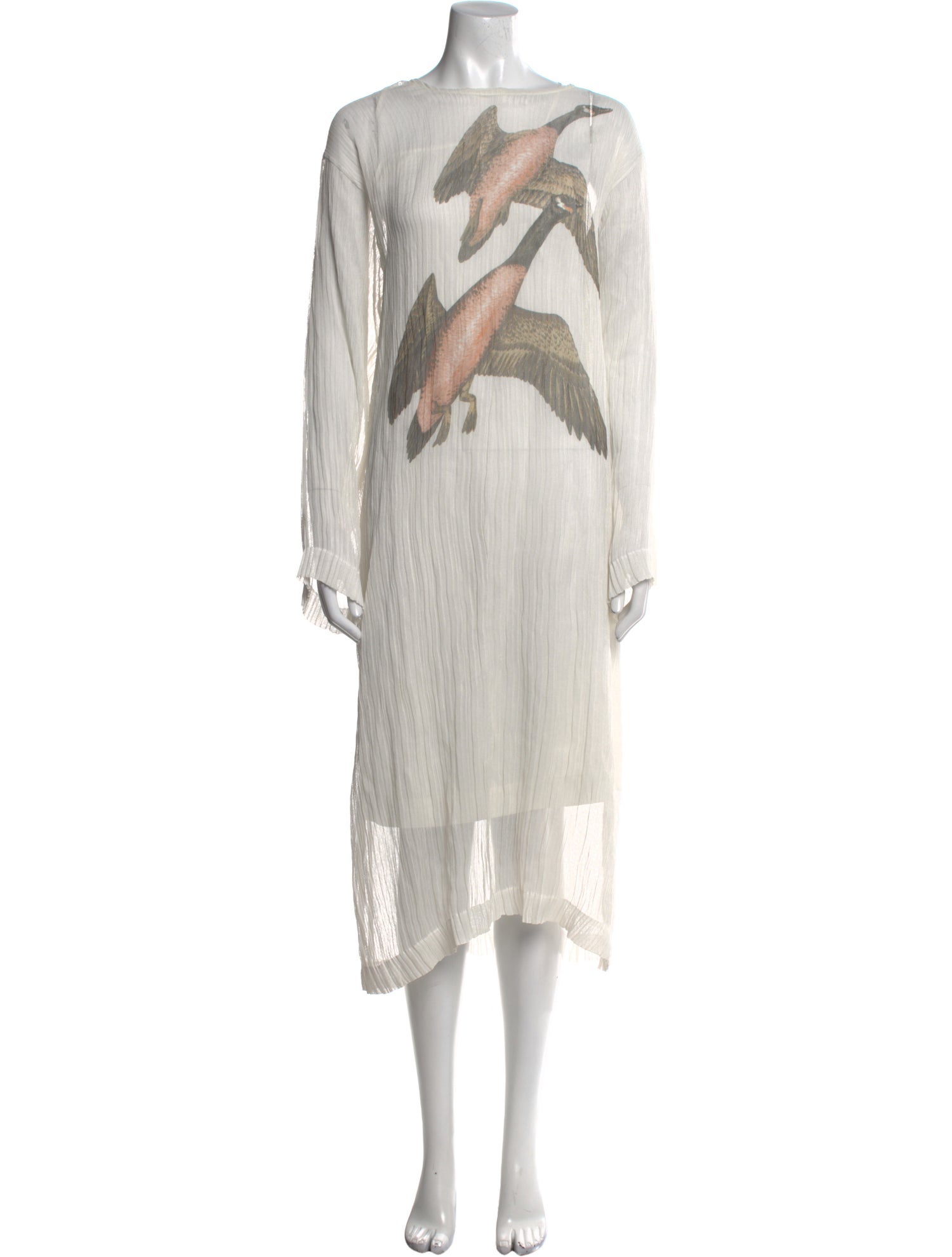 Loewe Graphic Print Midi Length Dress