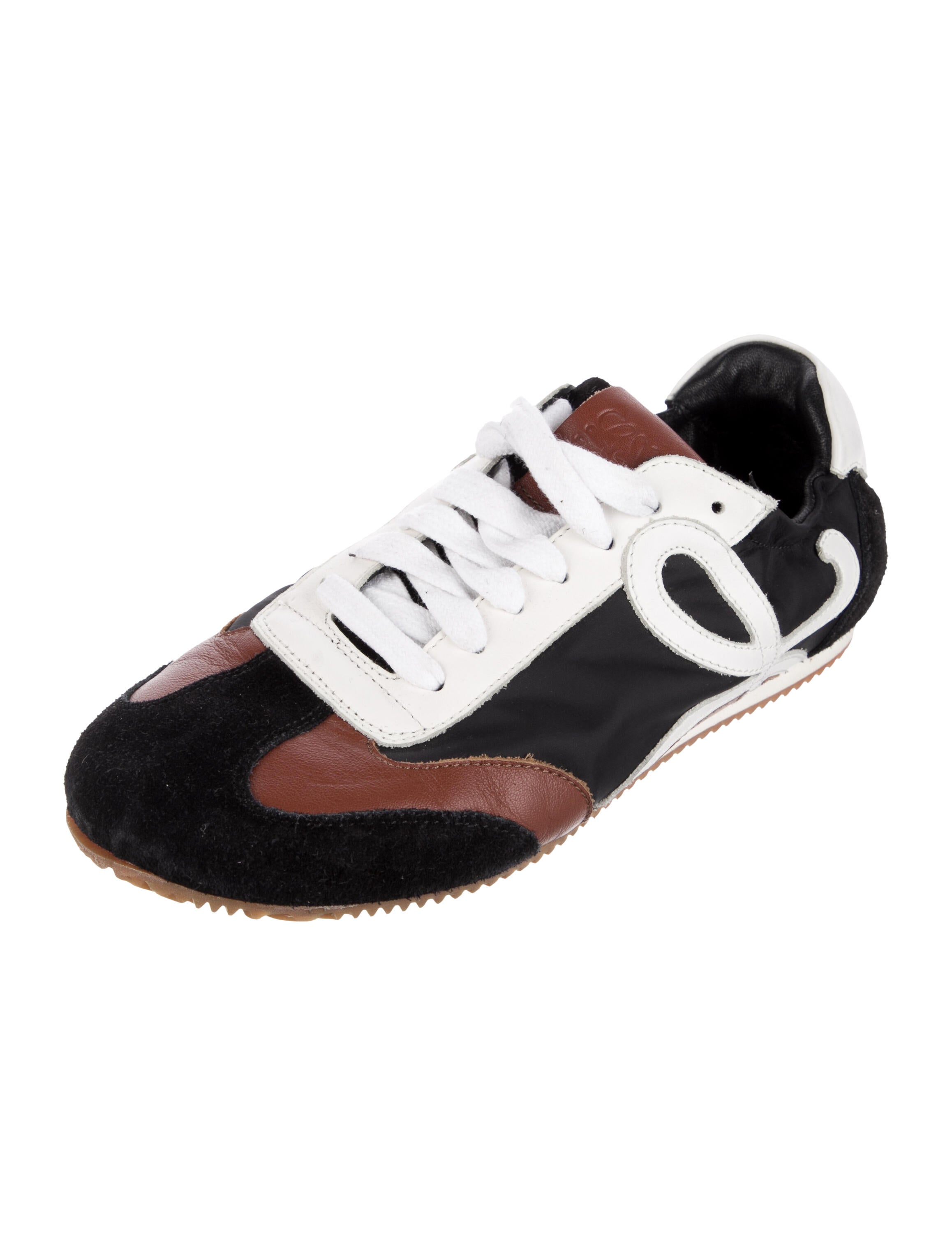 Loewe Suede Printed Sneakers