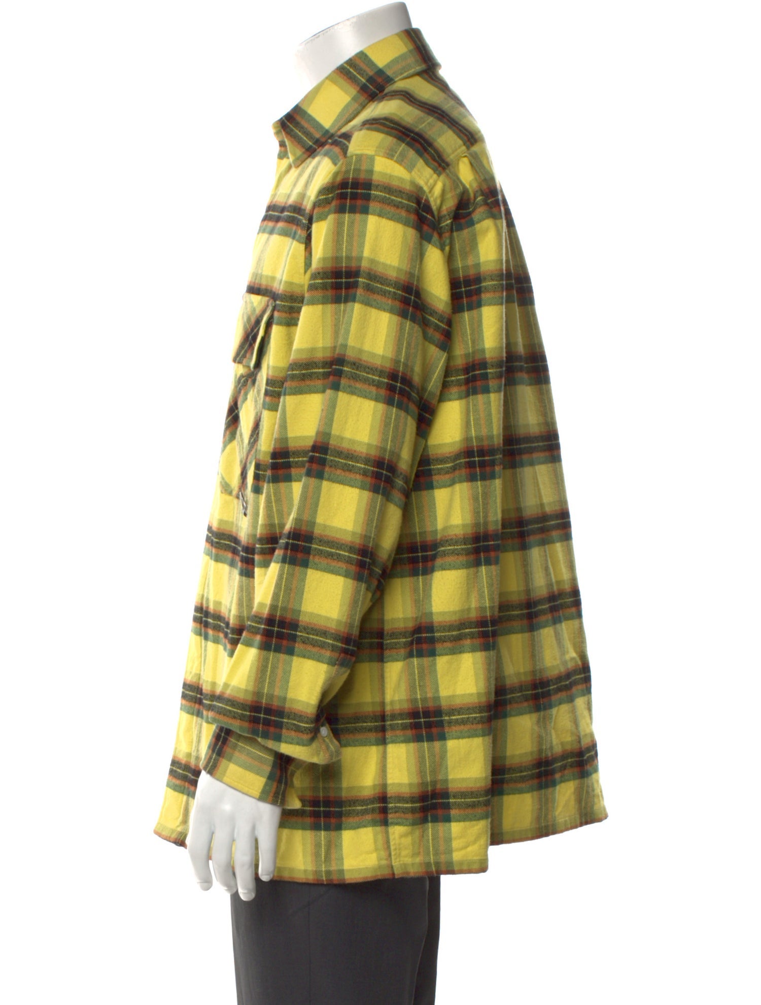 Loewe Plaid Print Long Sleeve Shirt