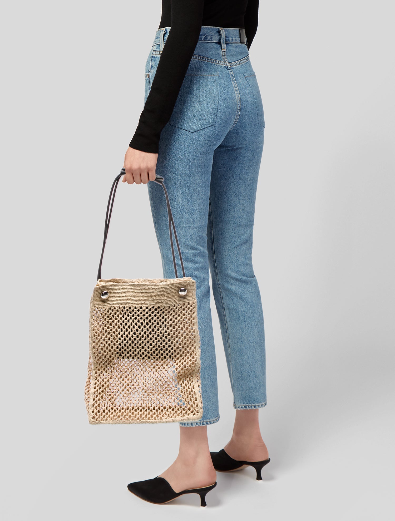 Loewe Raffia Pebble 2025