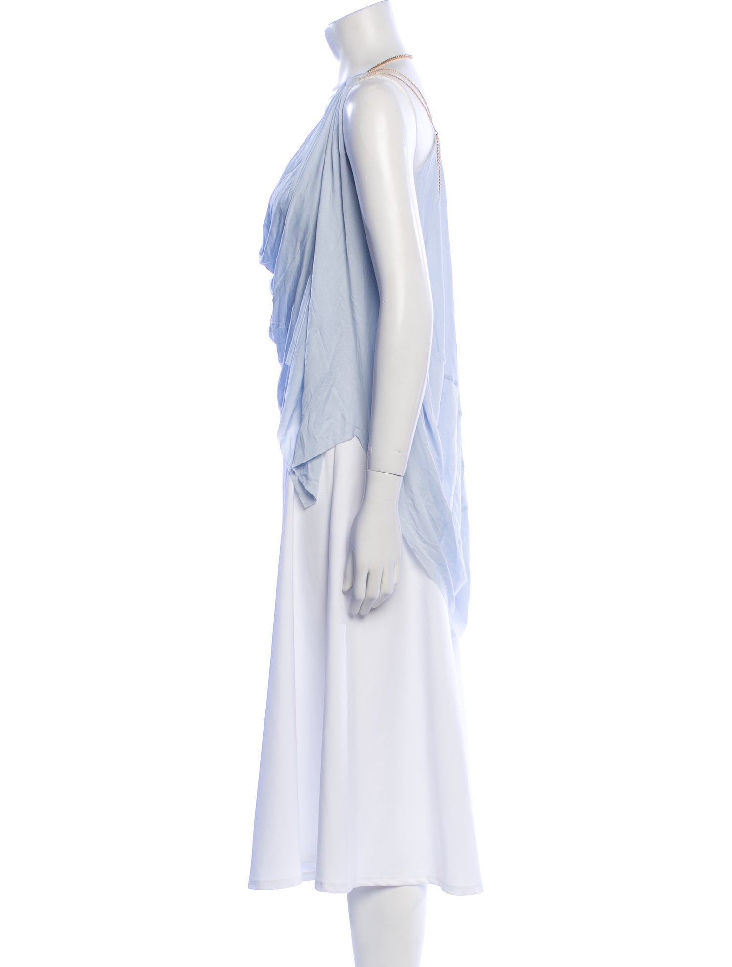 Loewe Draped Jersey Cowl Neck Tunic