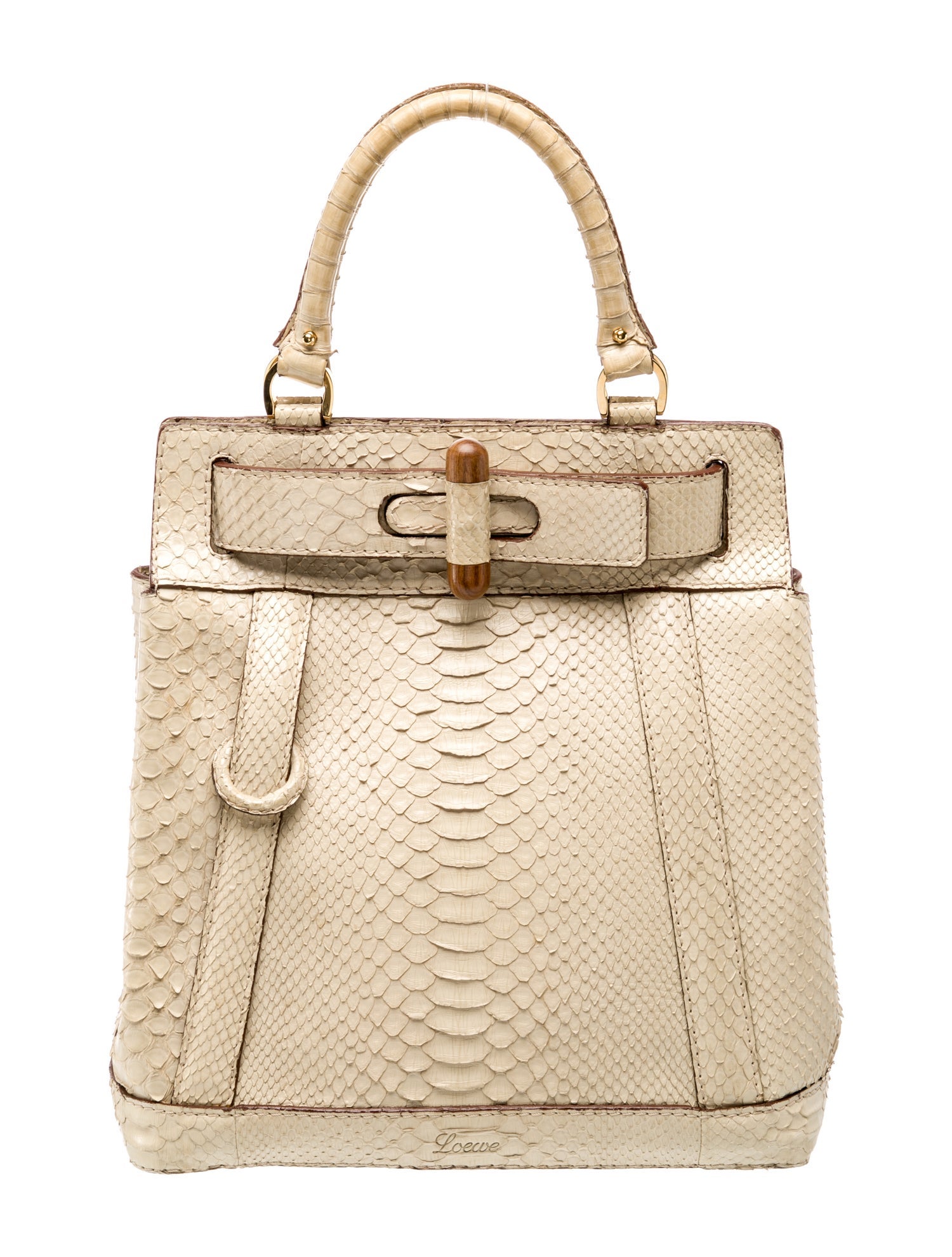 Loewe Python Top Handle Bag