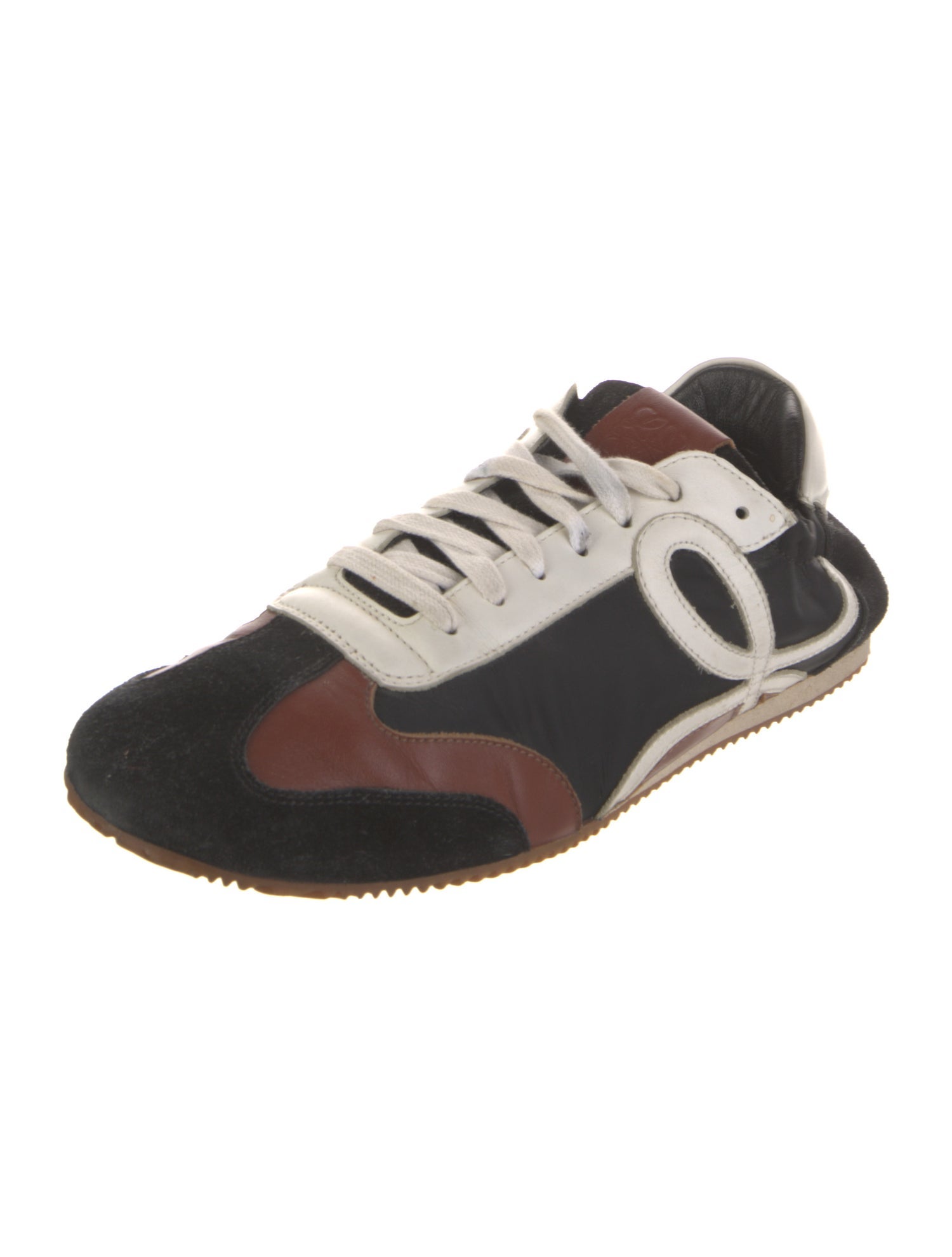 Loewe Suede Printed Sneakers