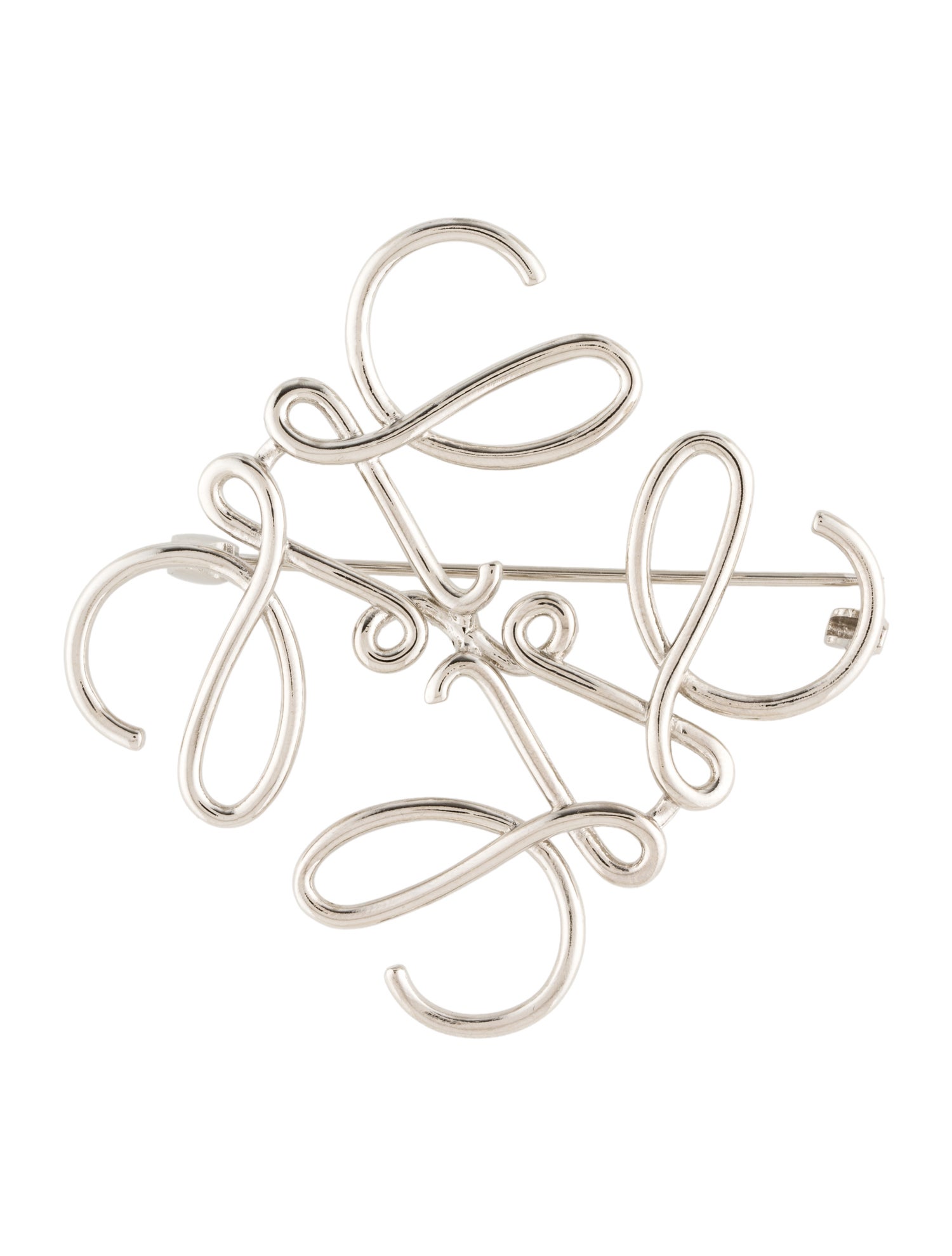 Loewe Anagram Pin Brooch