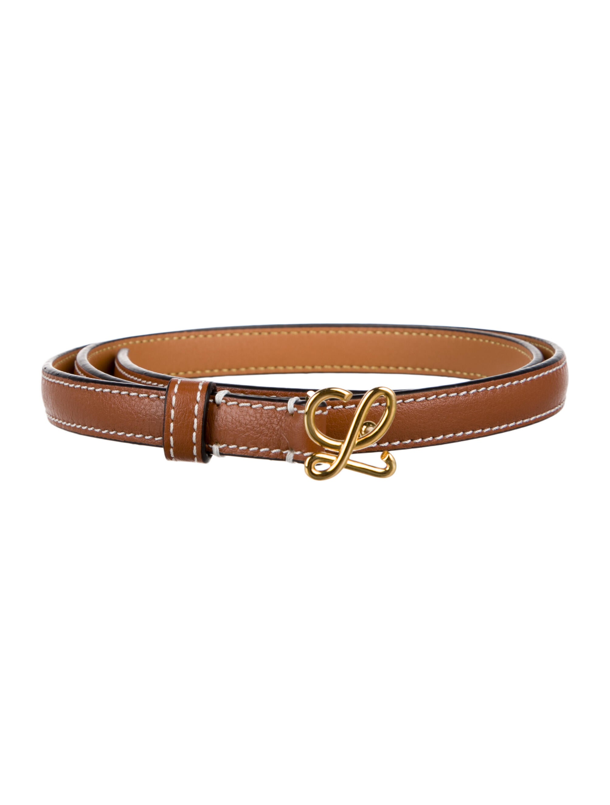 Loewe Skinny Leather Belt