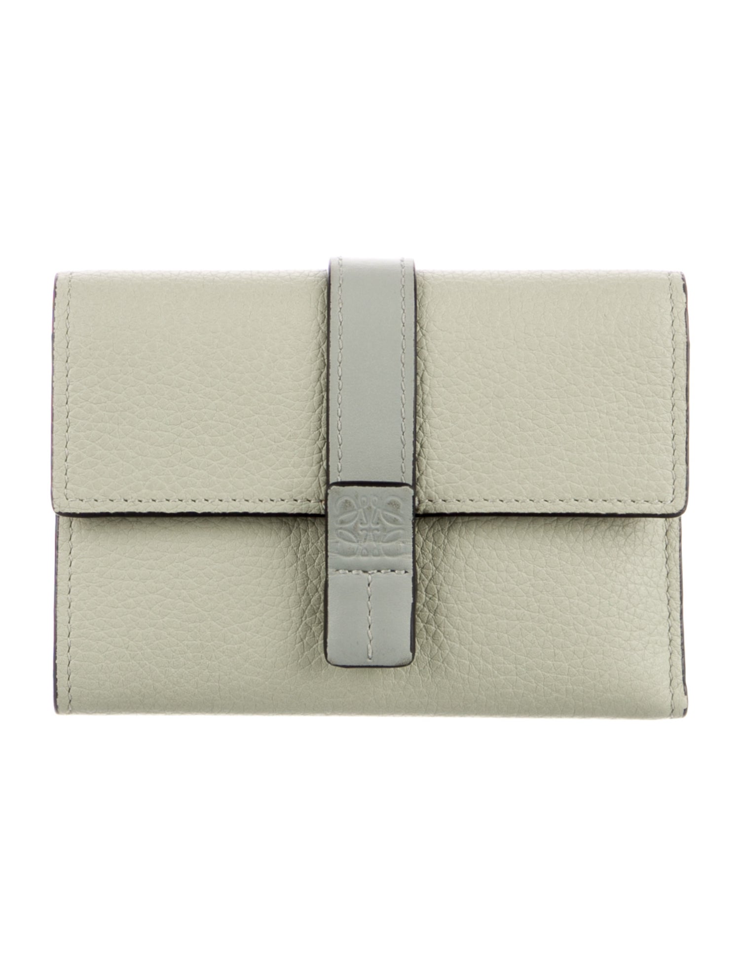Loewe 2021 Leather French Purse