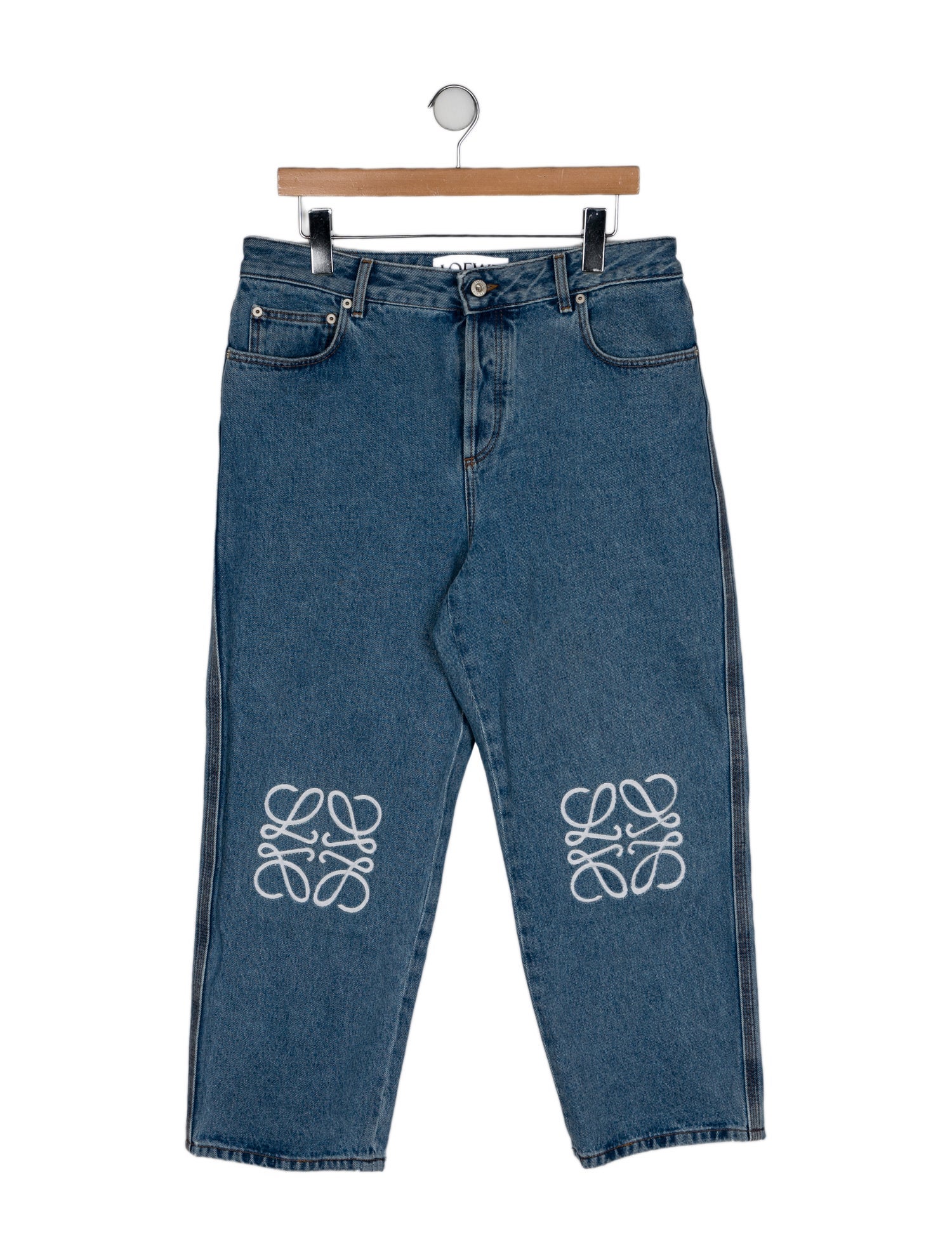 Loewe Anagram Wide Leg Jeans