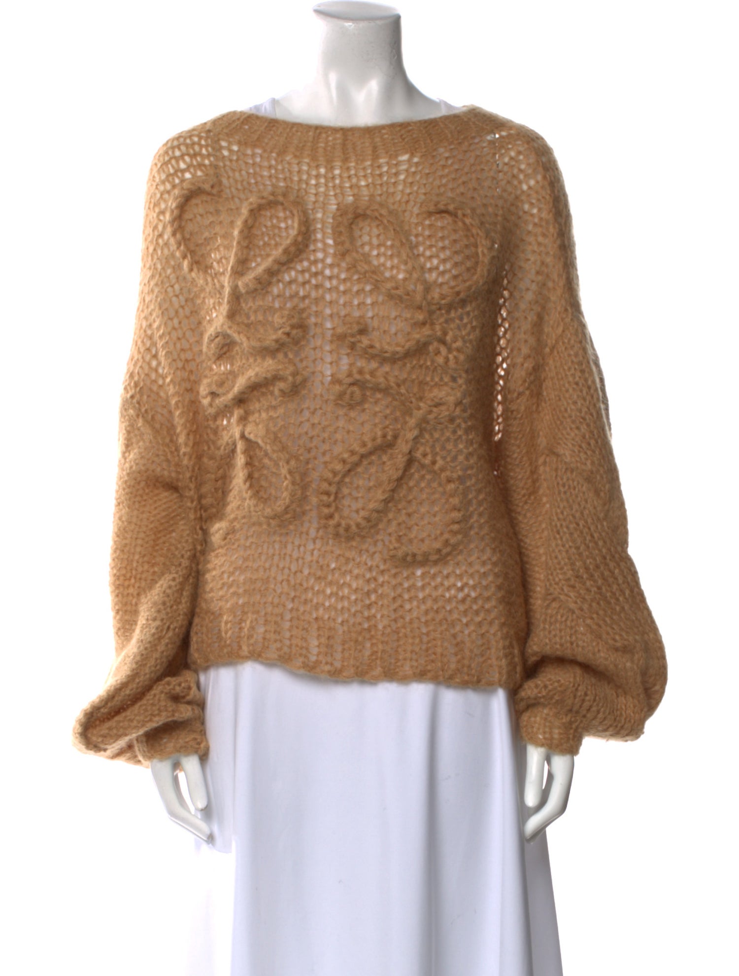 Loewe Mohair Bateau Neckline Sweater