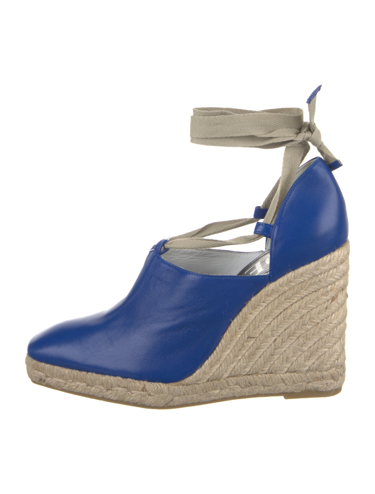 Loewe Leather Colorblock Pattern Pumps