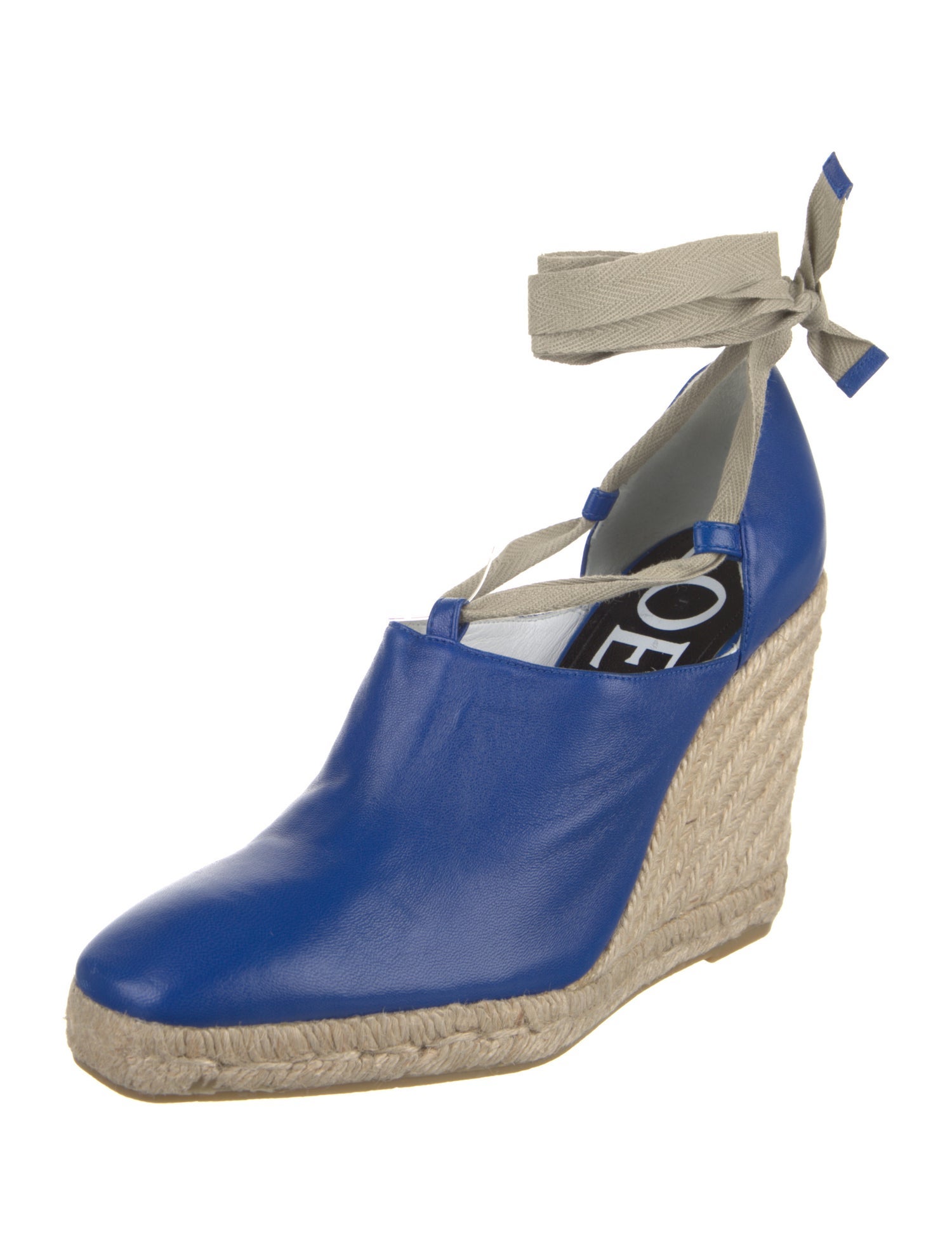 Loewe Leather Colorblock Pattern Pumps