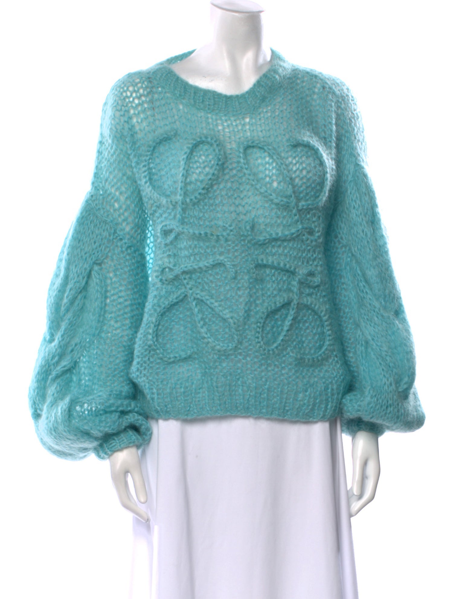 Loewe Mohair Scoop Neck Sweater