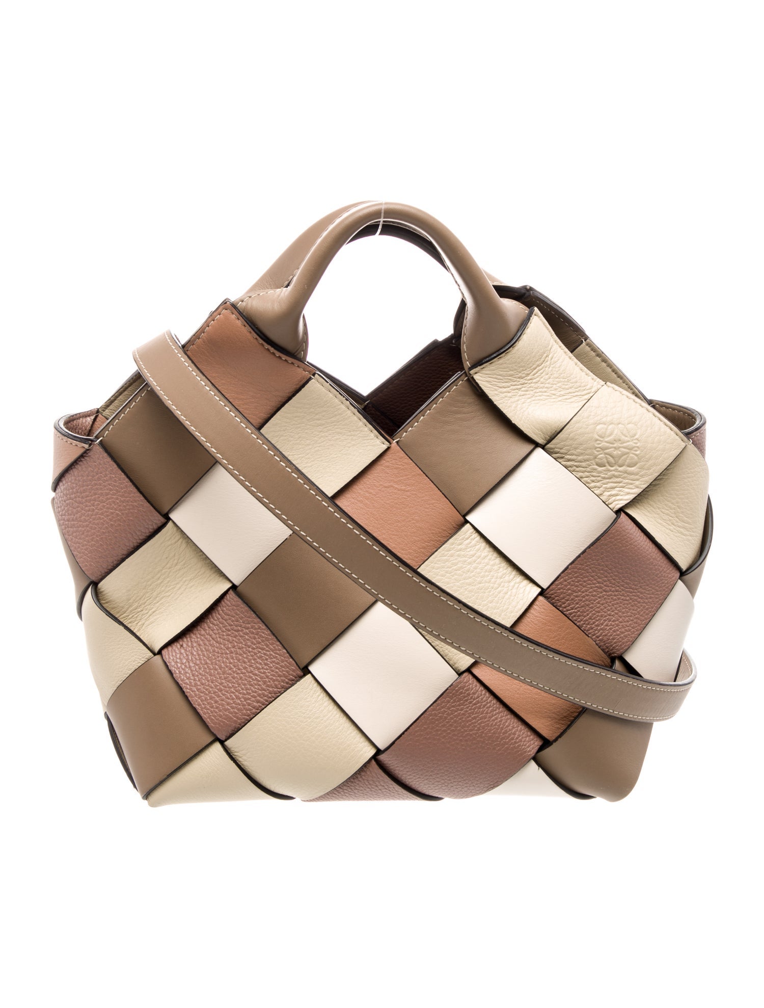 Loewe Leather Surplus Woven Small