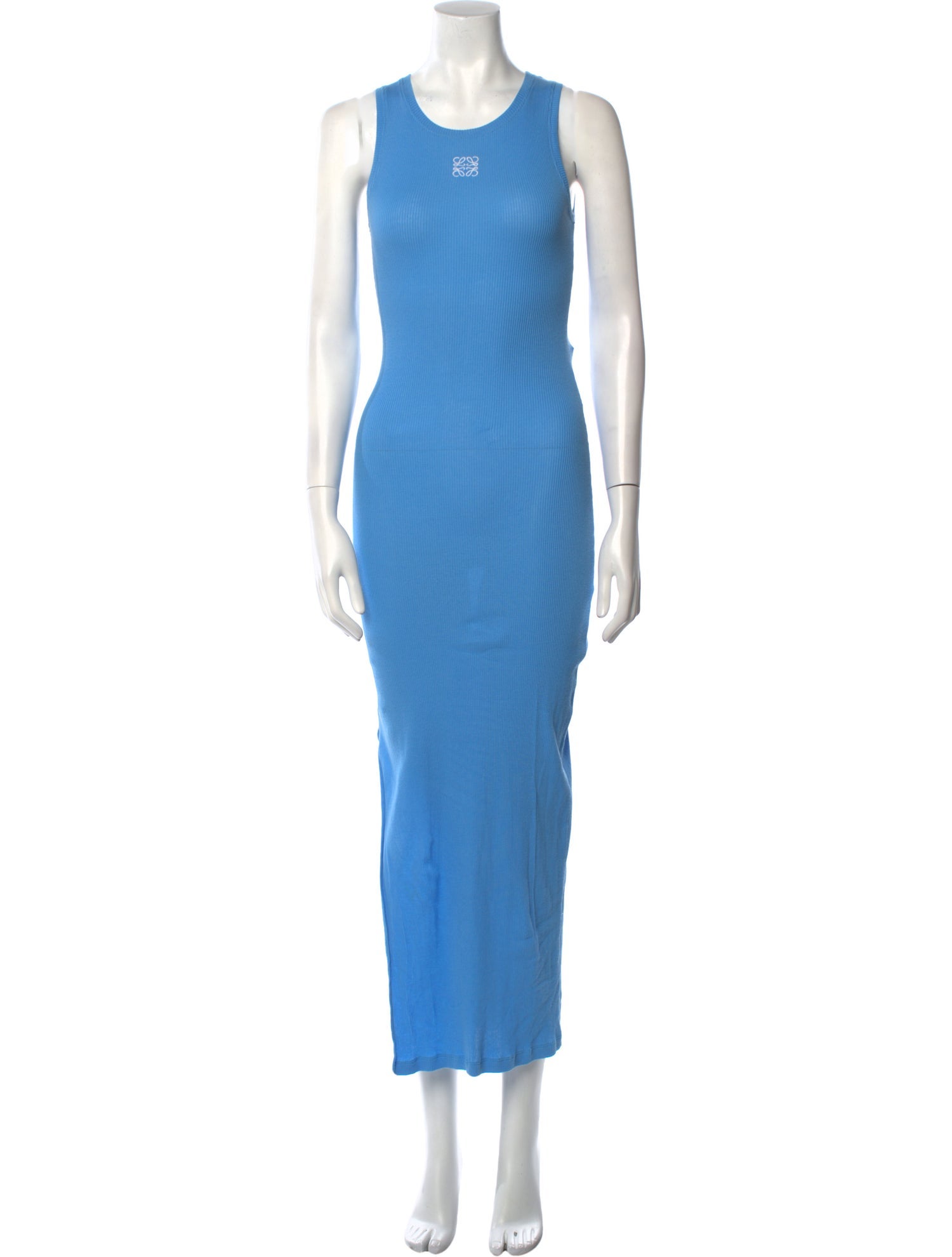 Loewe Crew Neck Midi Length Dress
