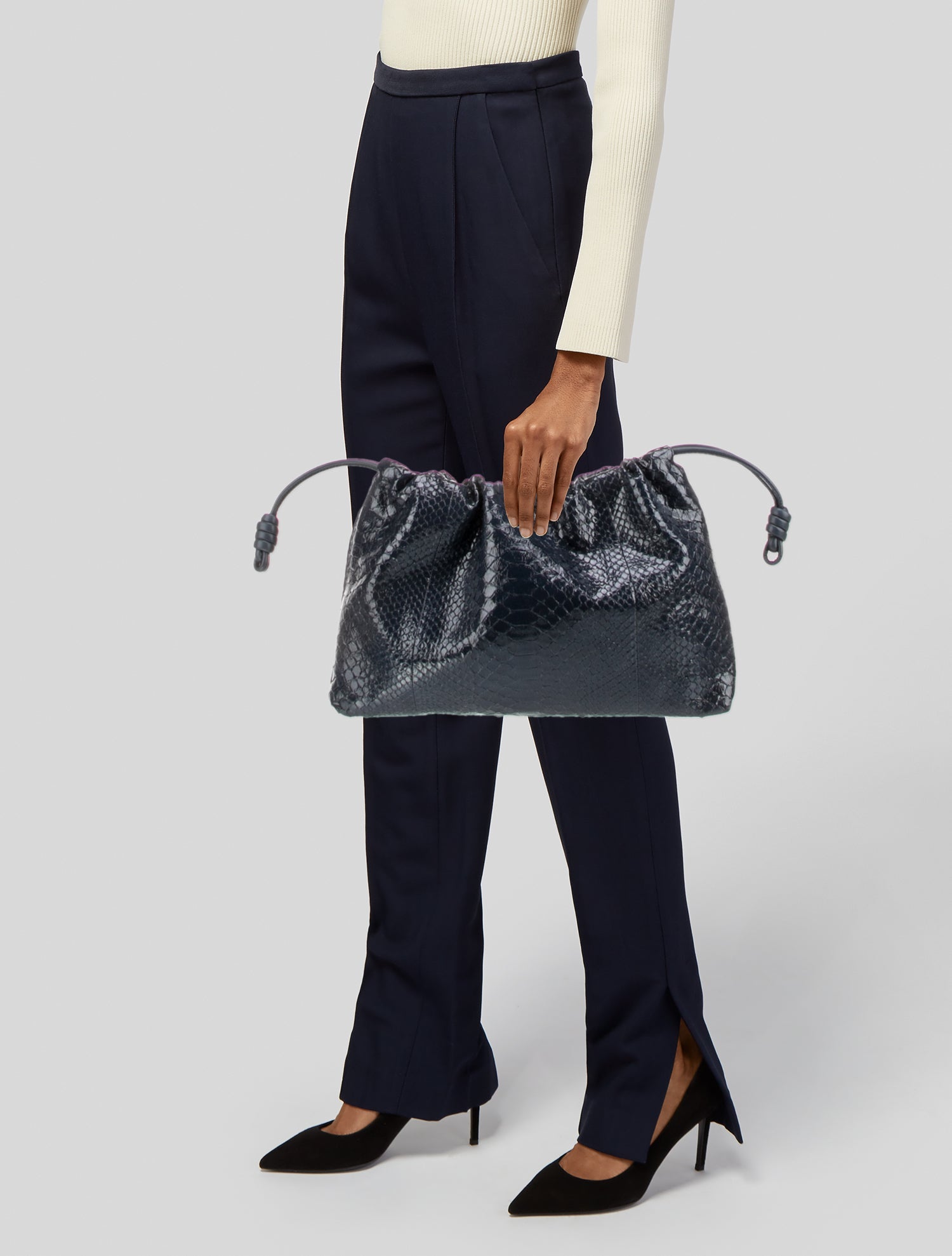 Loewe Snakeskin Clutch