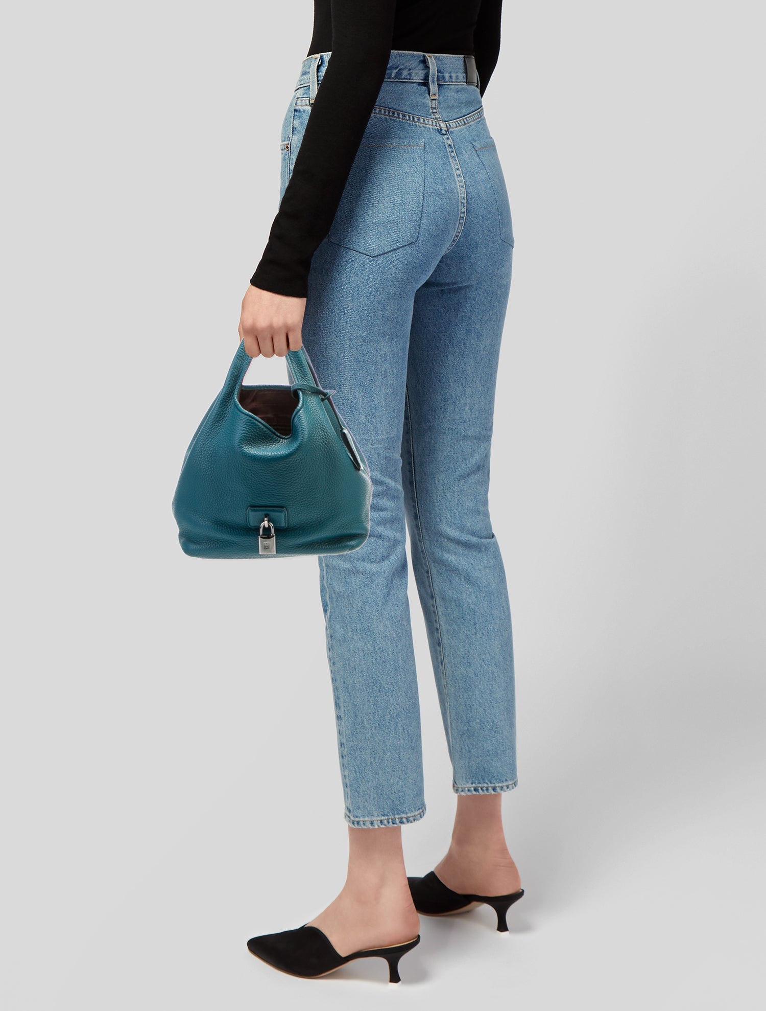 Loewe Leather Top Handle Bag