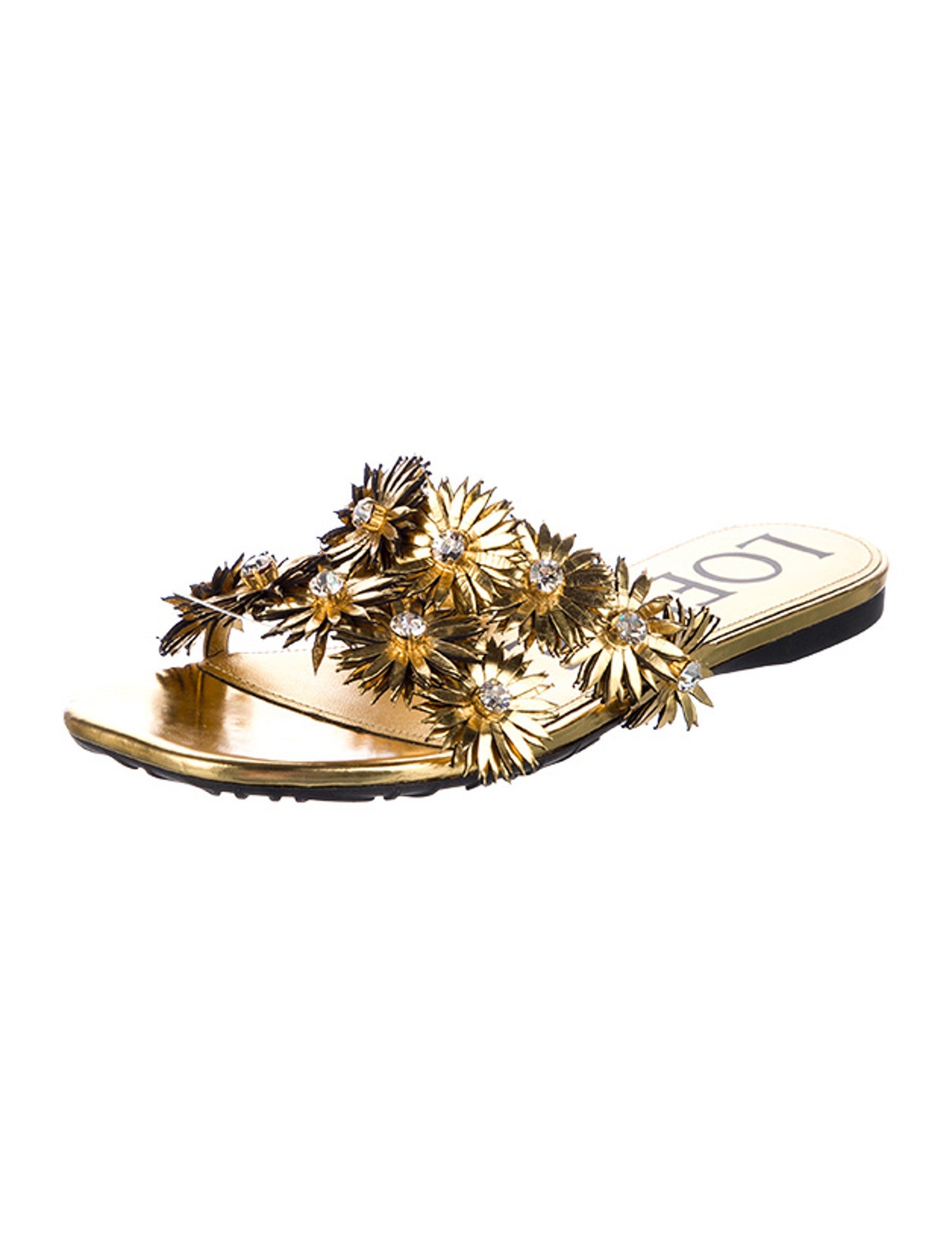 Loewe Leather Slides