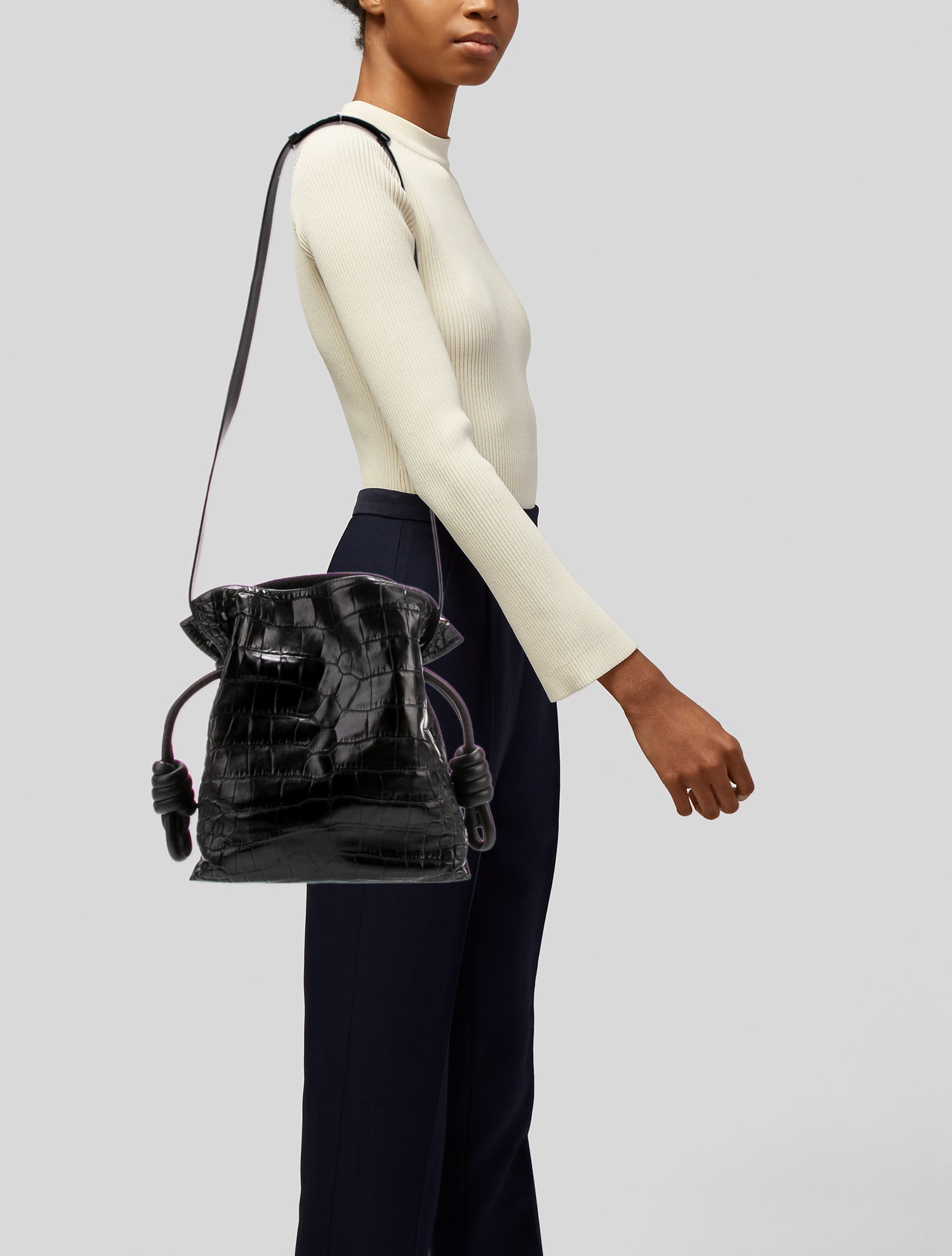 Loewe Crocodile Flamenco Knot