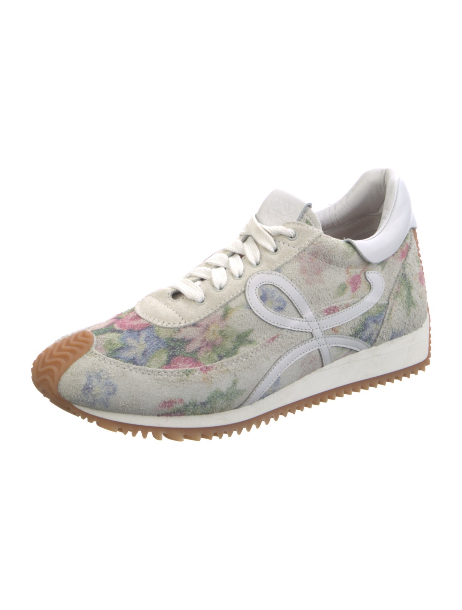 Loewe Suede Printed Sneakers