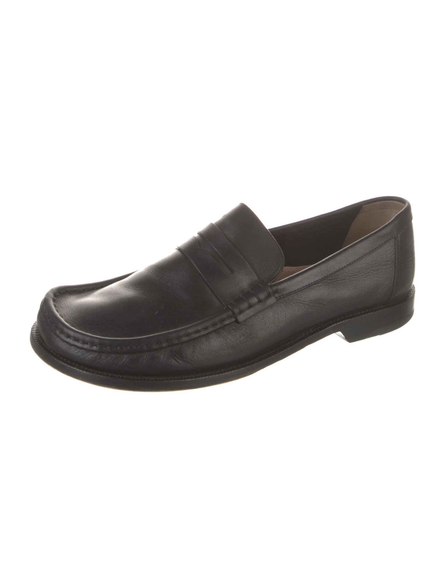 Loewe Leather Dress Loafers