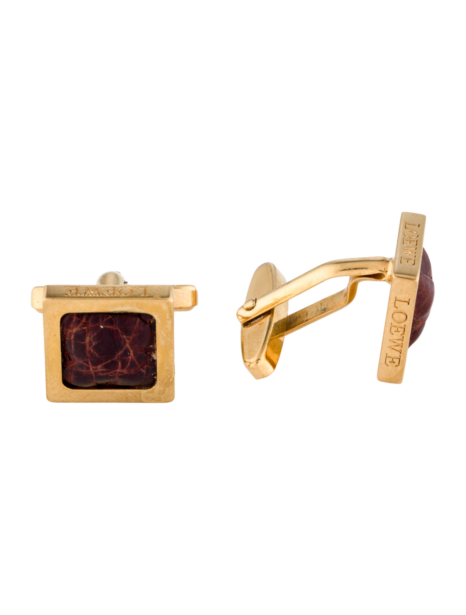 Loewe Leather Cufflinks
