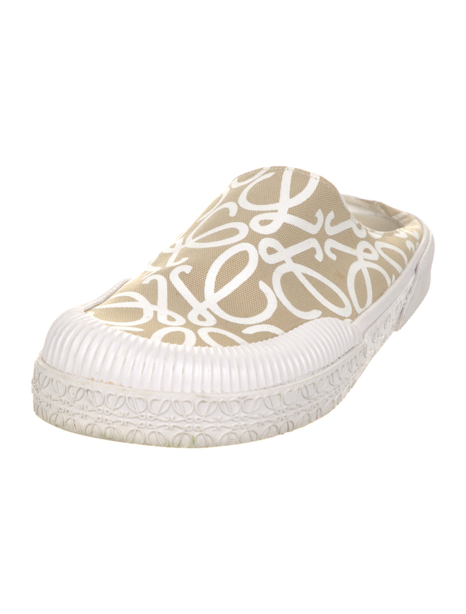 Loewe Canvas Printed Mules